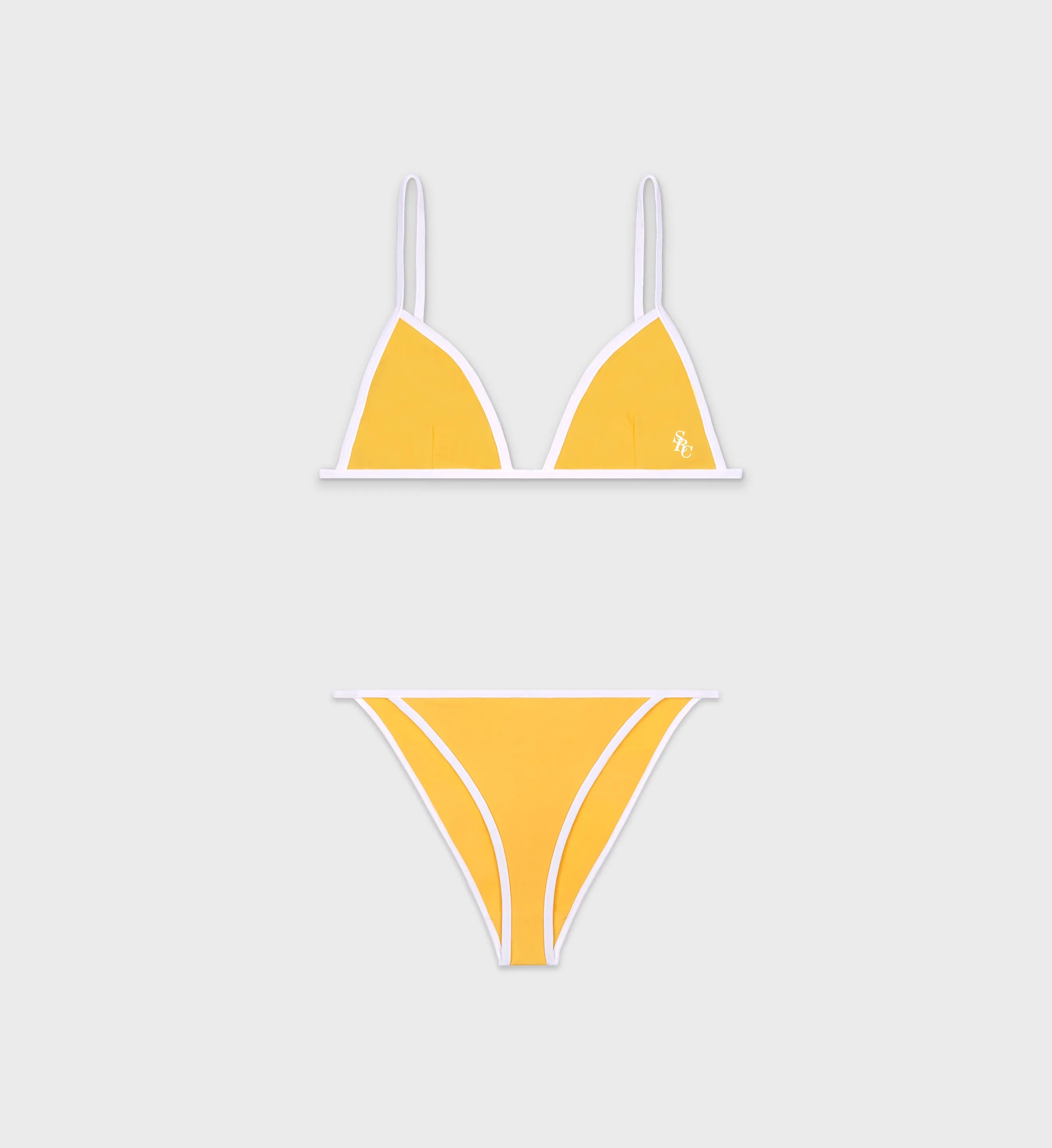 Kate Bikini Bottom - Sunshine Yellow/White sold by Sporty and Rich product image thumbnail 3
