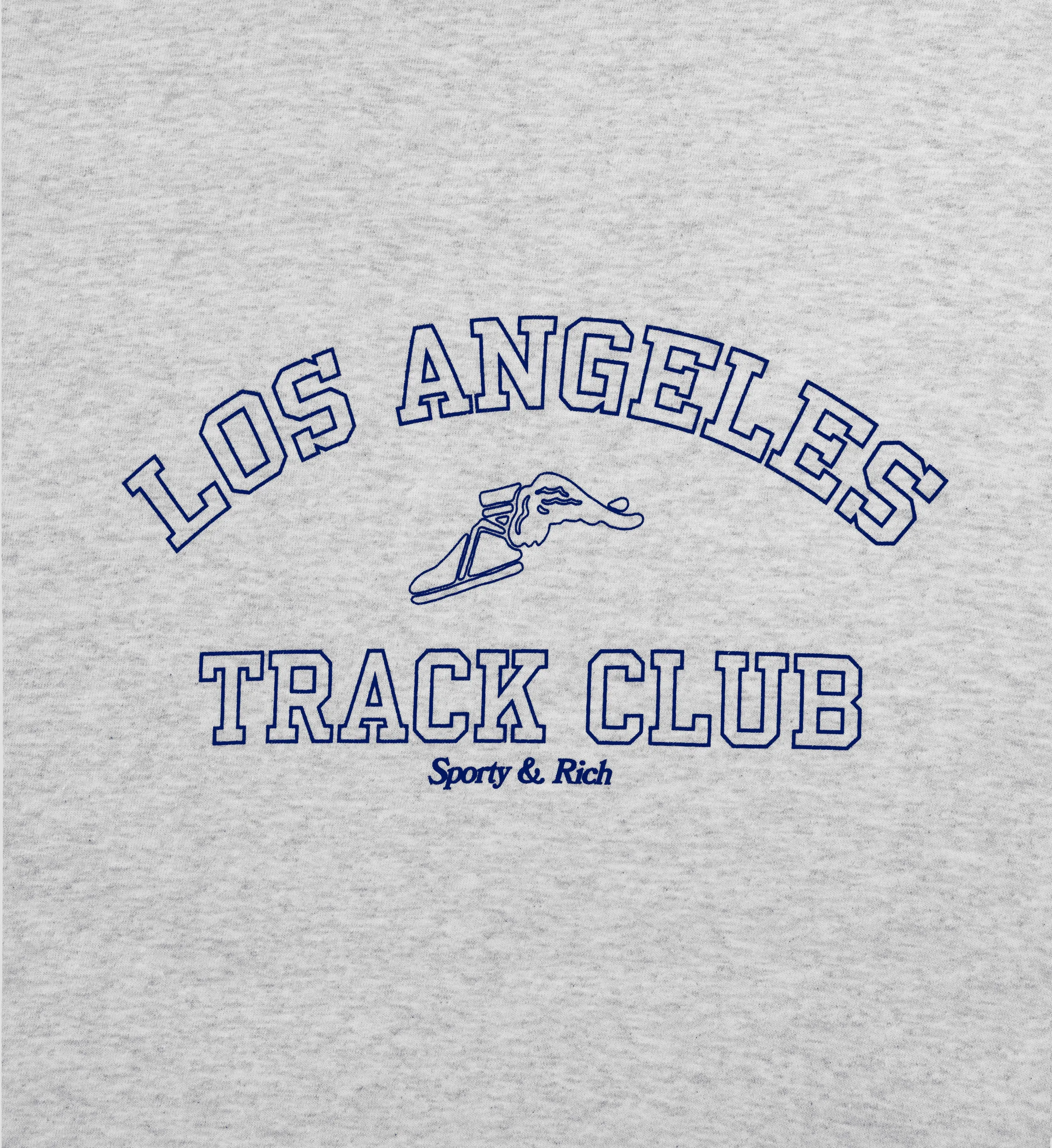 Track Club Crewneck - Heather Gray sold by Sporty and Rich product image thumbnail 3