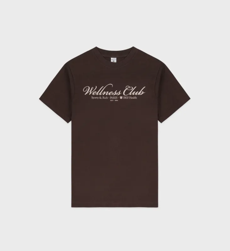 1800 Health T-Shirt - Chocolate/Cream sold by Sporty and Rich