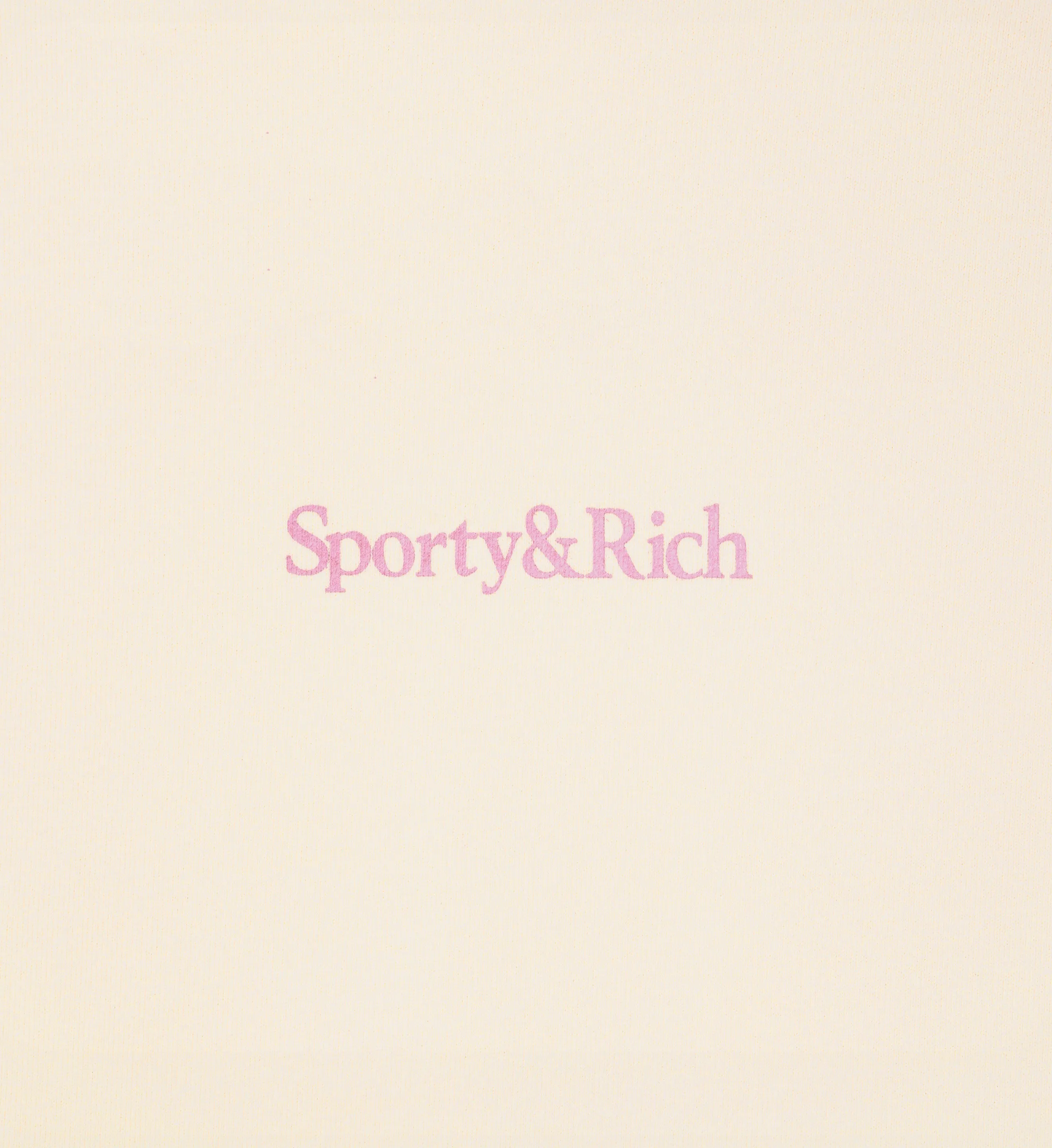 Serif Logo Sweatpant - Cream sold by Sporty and Rich product image thumbnail 3