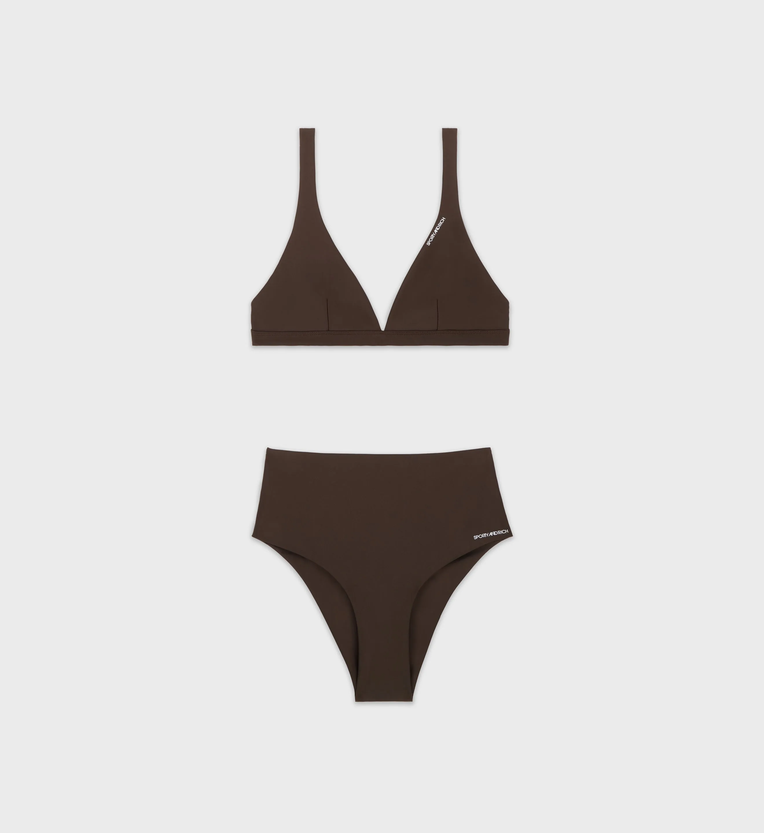 Jane Bikini Top - Chocolate sold by Sporty and Rich product image thumbnail 3