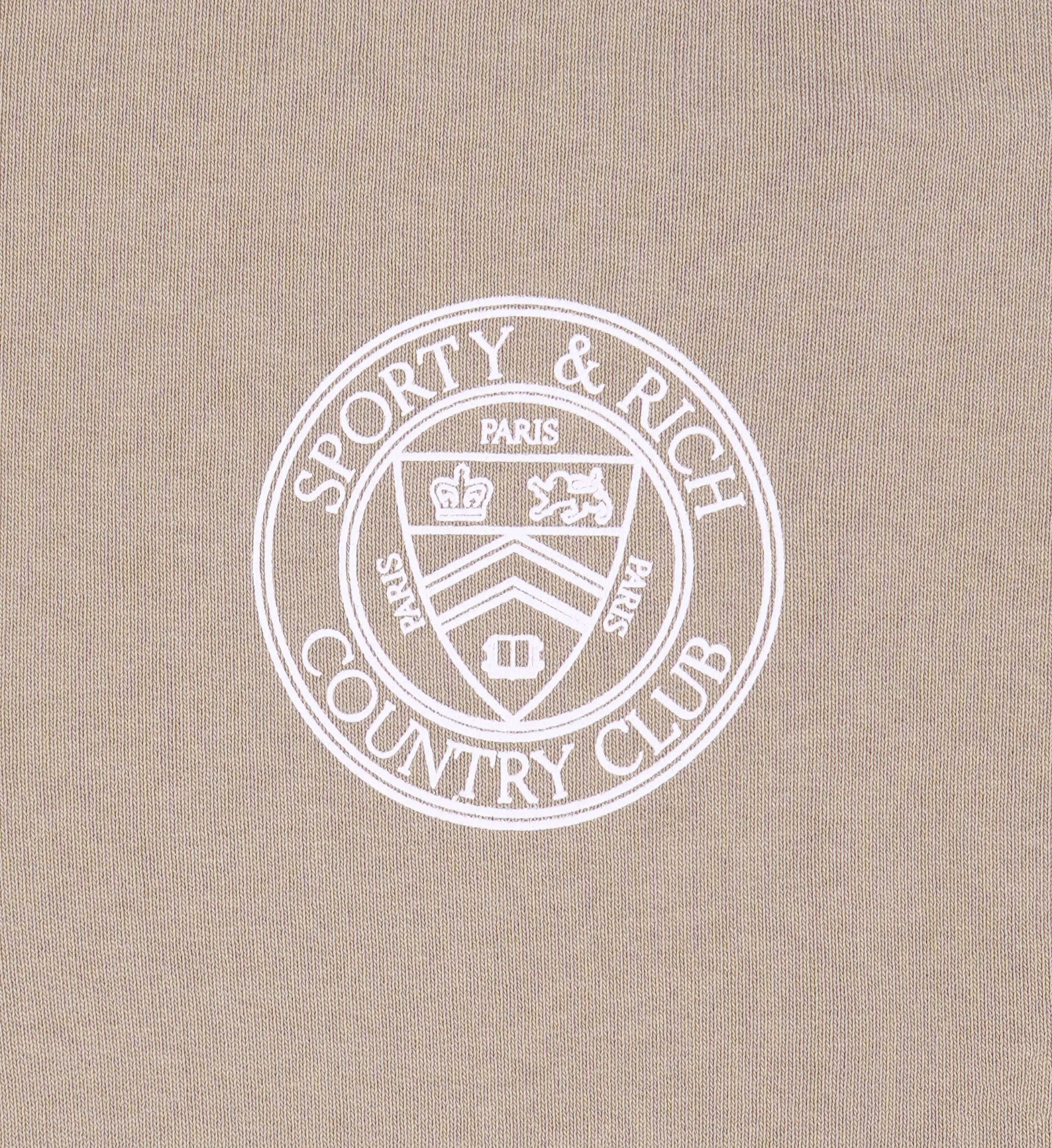 Paris Country Club Sweatpant - Elephant/White sold by Sporty and Rich product image thumbnail 3