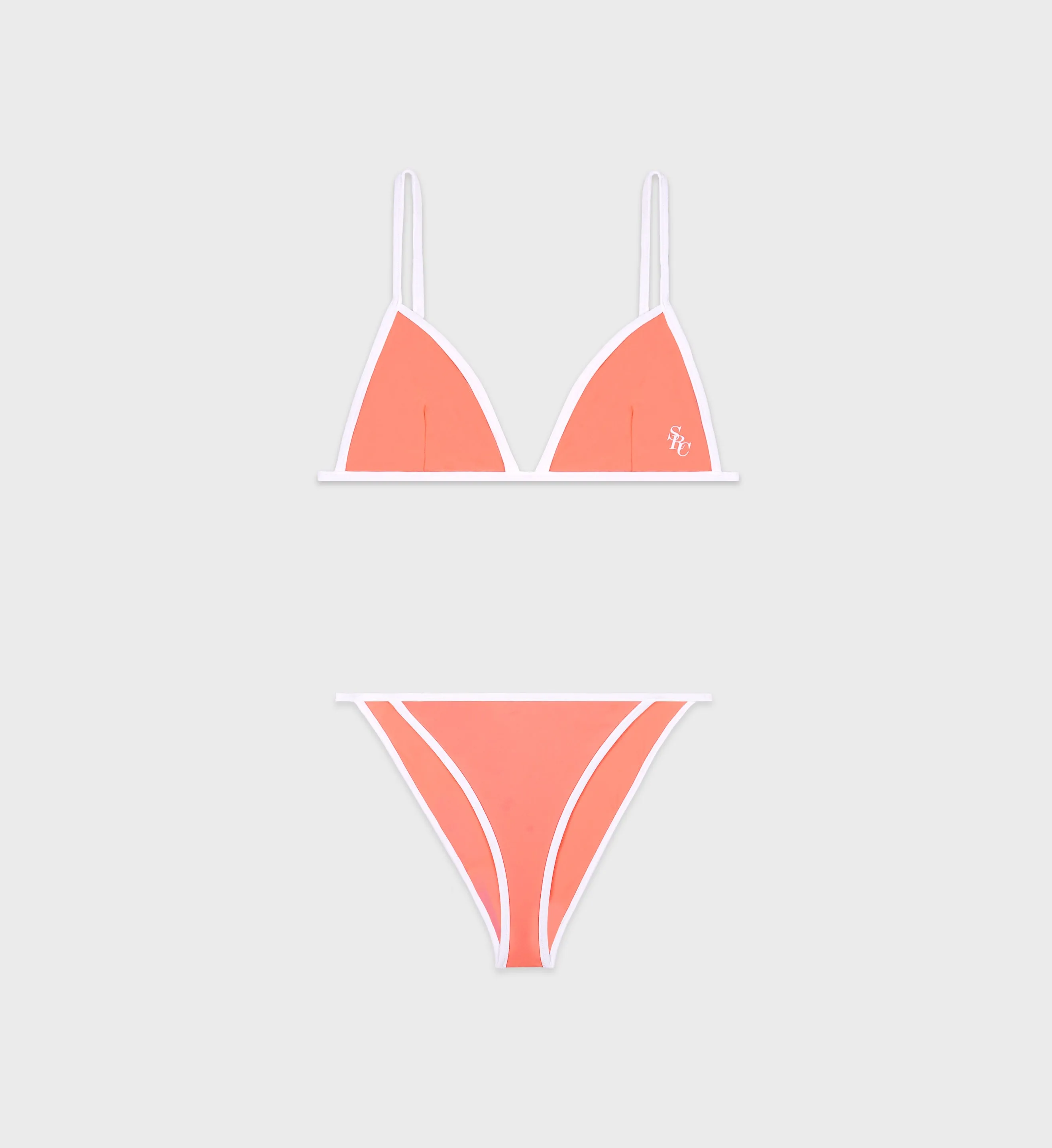 Kate Bikini Top - Cotton Candy/White sold by Sporty and Rich product image thumbnail 2