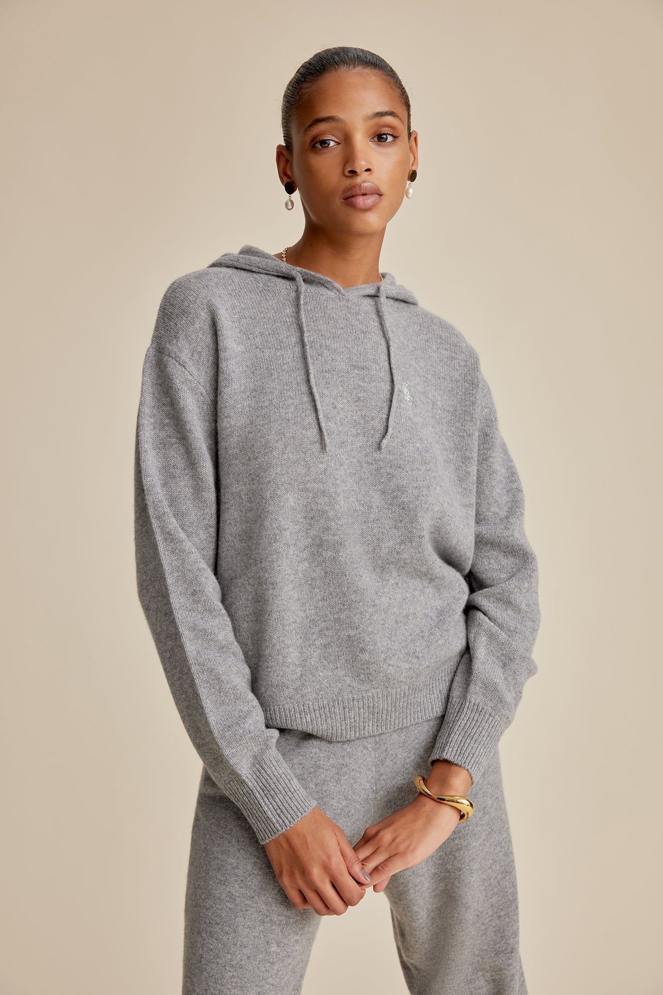 SRC Cashmere Hoodie - Gray sold by Sporty and Rich product image thumbnail 5