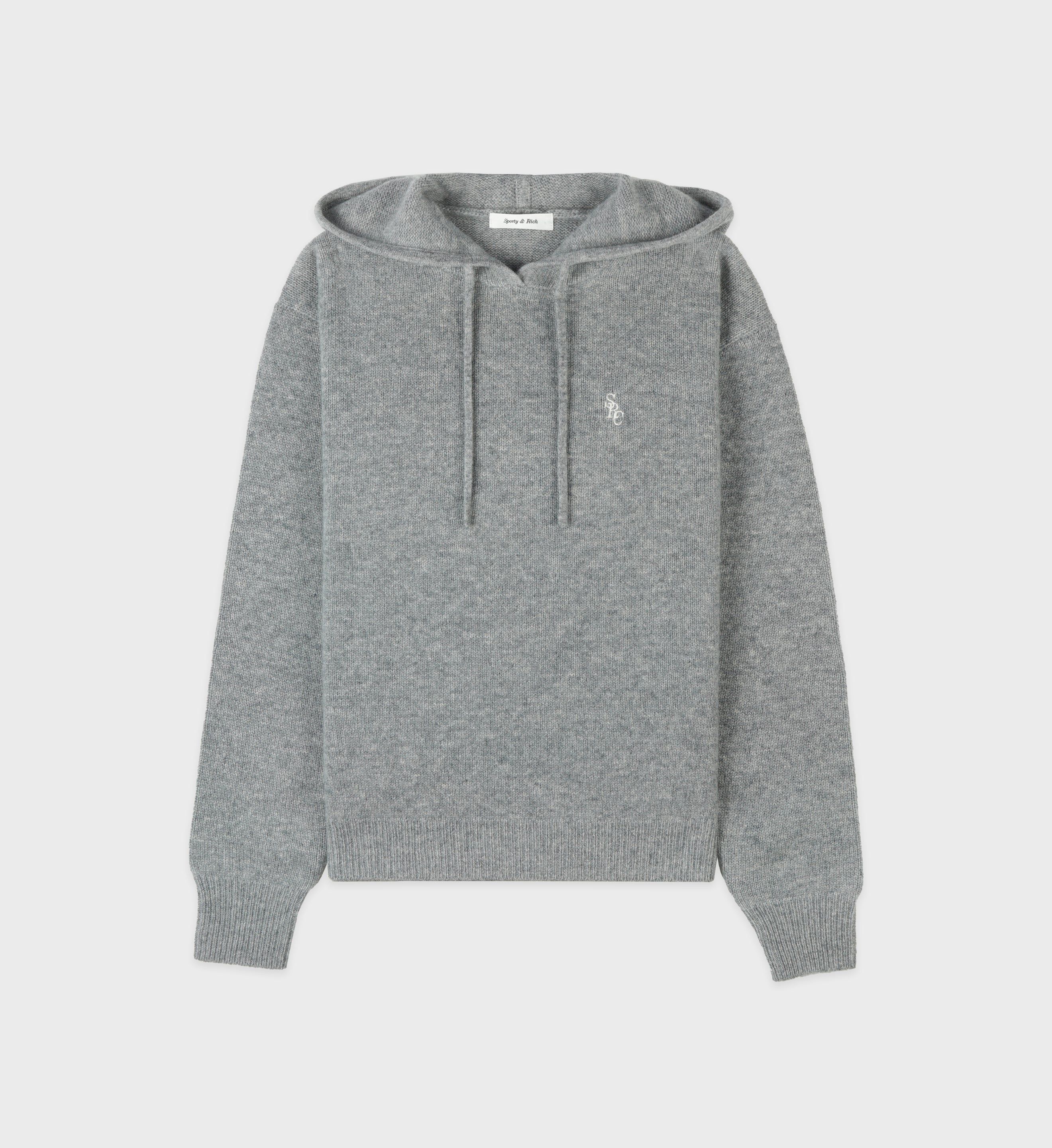 SRC Cashmere Hoodie - Gray sold by Sporty and Rich