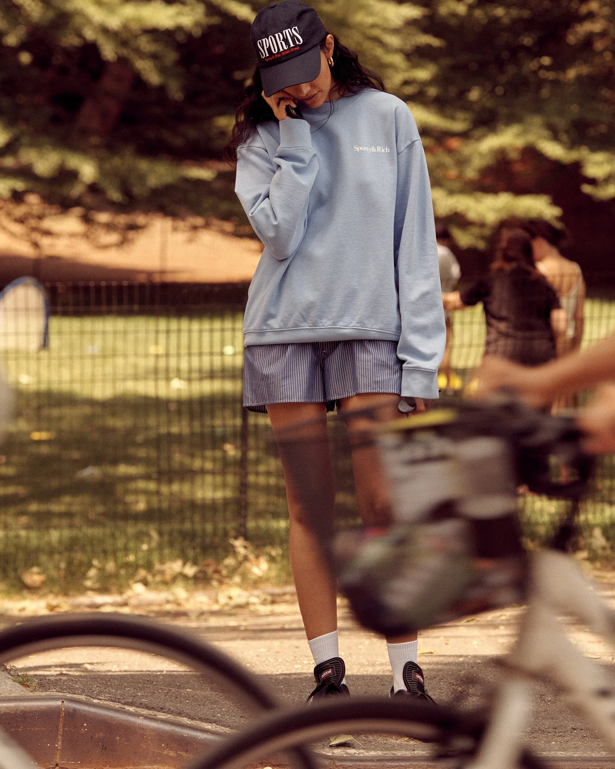 Sports Hat - Navy/White sold by Sporty and Rich product image thumbnail 4