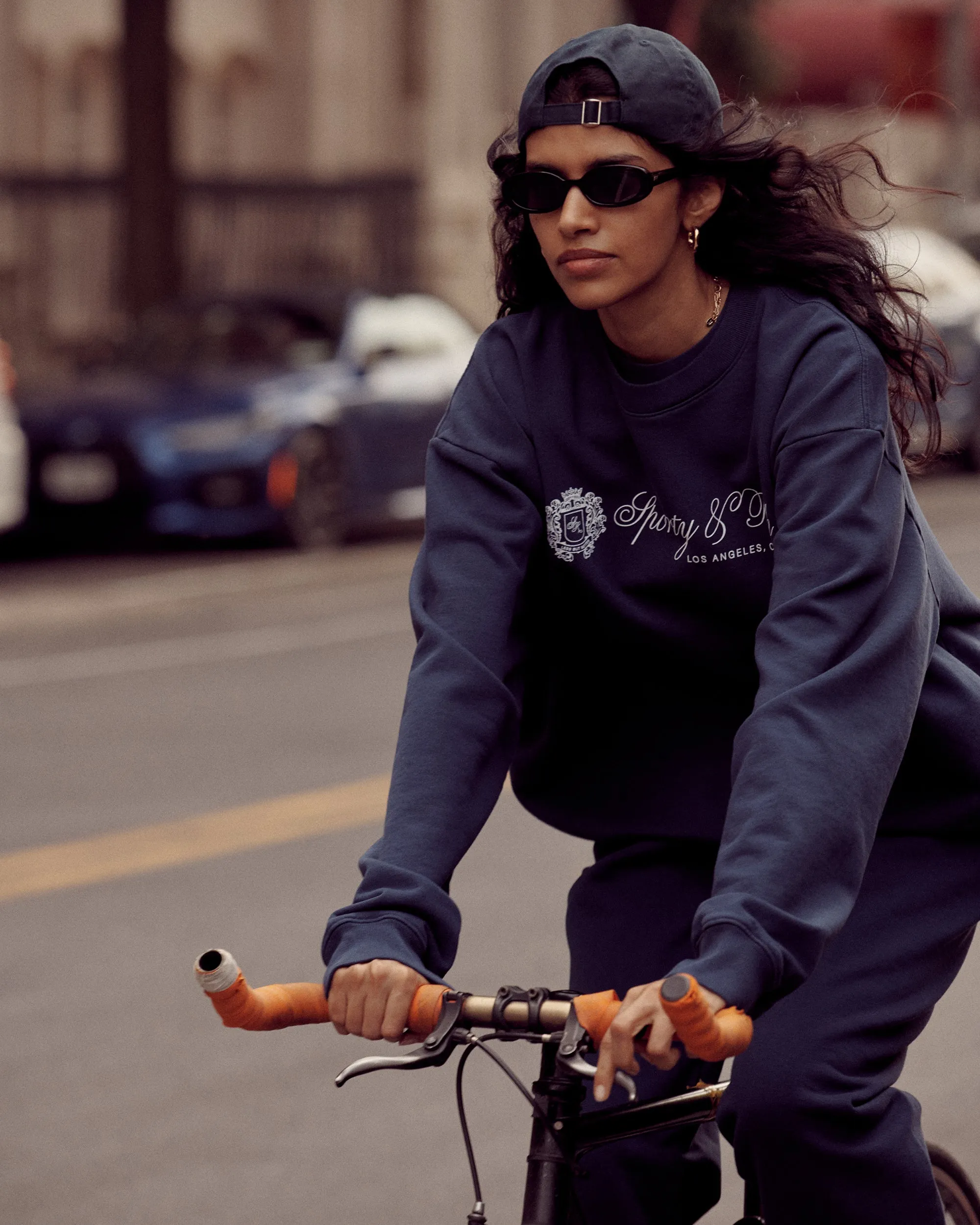 Sports Hat - Navy/White sold by Sporty and Rich product image thumbnail 5