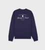 Syracuse Crewneck - Navy/White sold by Sporty and Rich