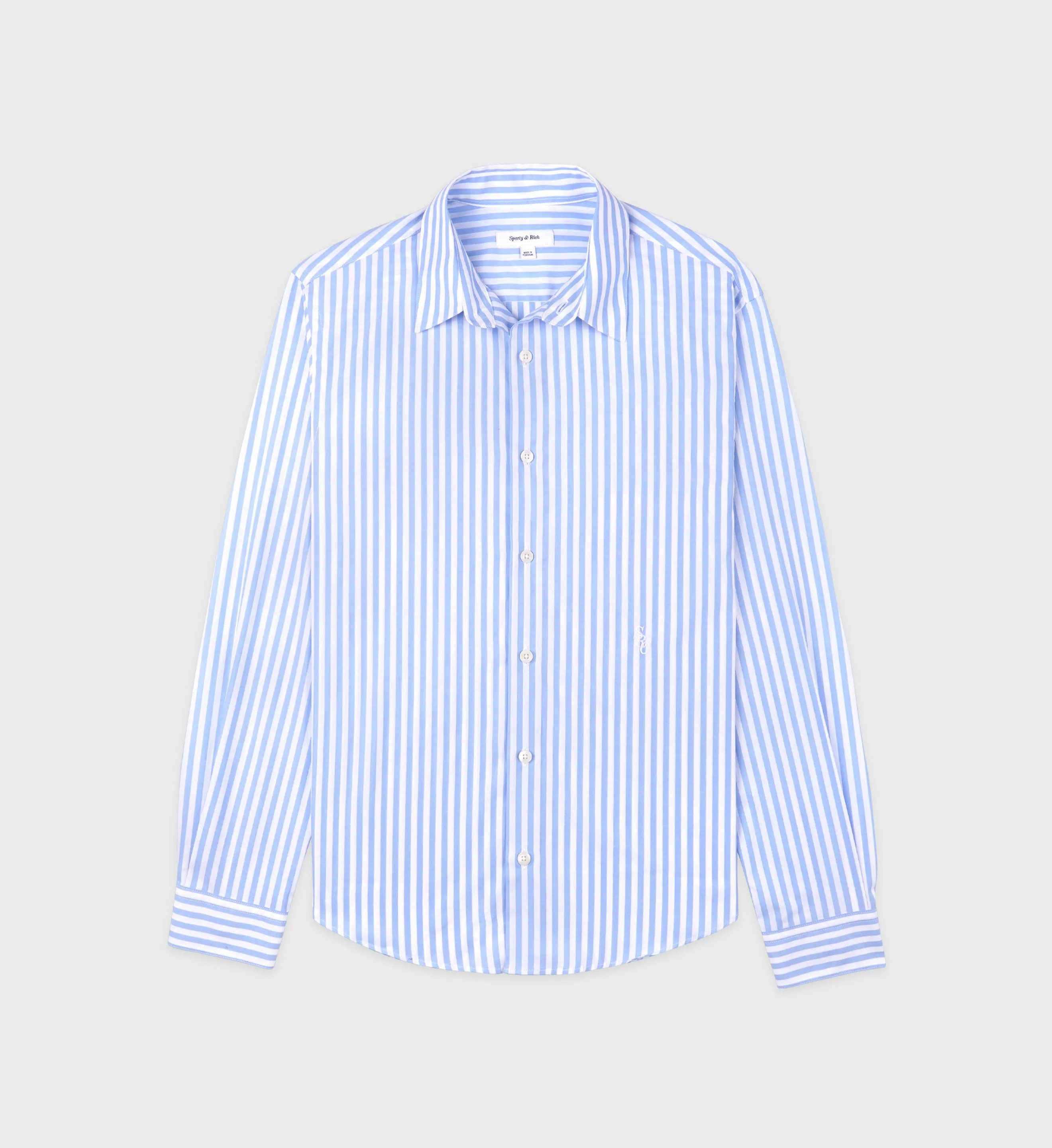 SRC Shirt - Sky Blue Striped sold by Sporty and Rich