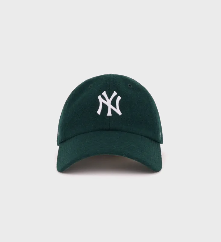 Yankees Serif Wool Hat - Forest sold by Sporty and Rich