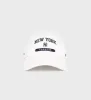 League Hat - White/Navy sold by Sporty and Rich