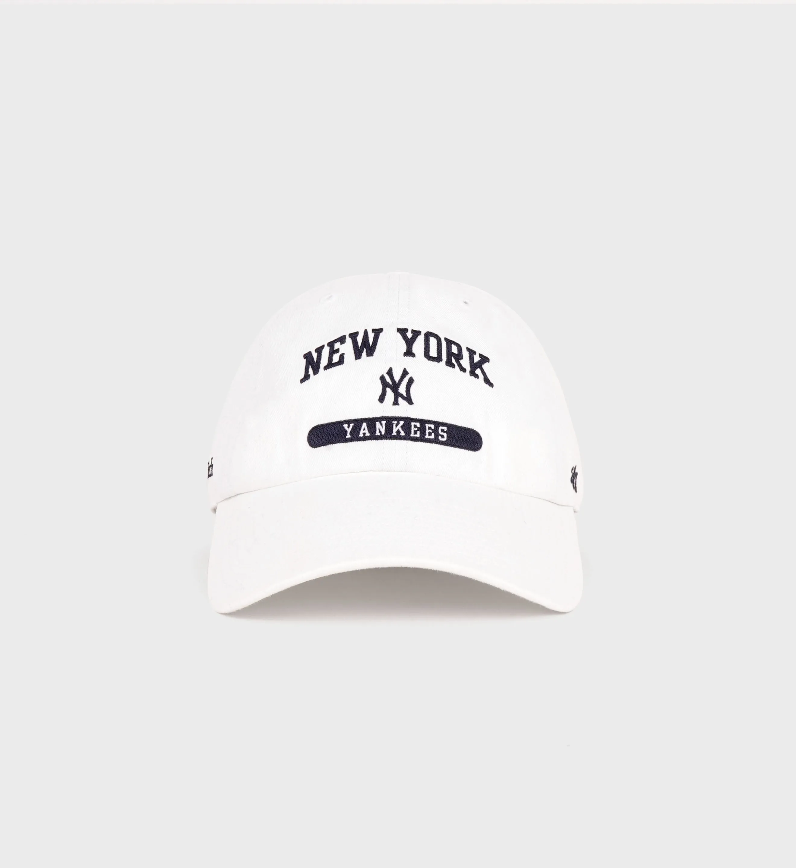 League Hat - White/Navy sold by Sporty and Rich