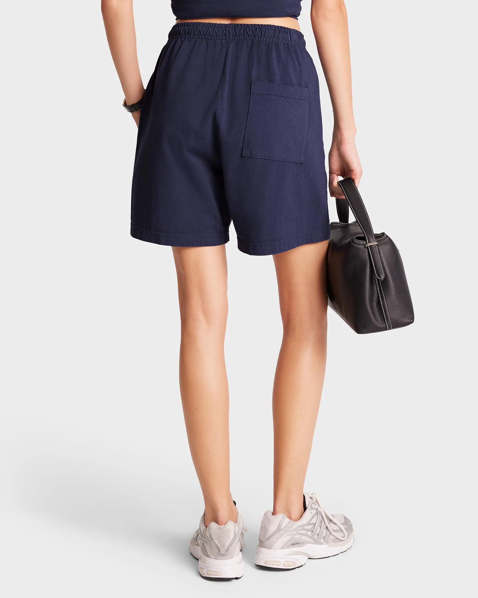 Home Run Gym Short - Navy/Sports Red/White sold by Sporty and Rich product image thumbnail 5