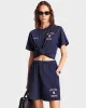 Home Run Gym Short - Navy/Sports Red/White sold by Sporty and Rich