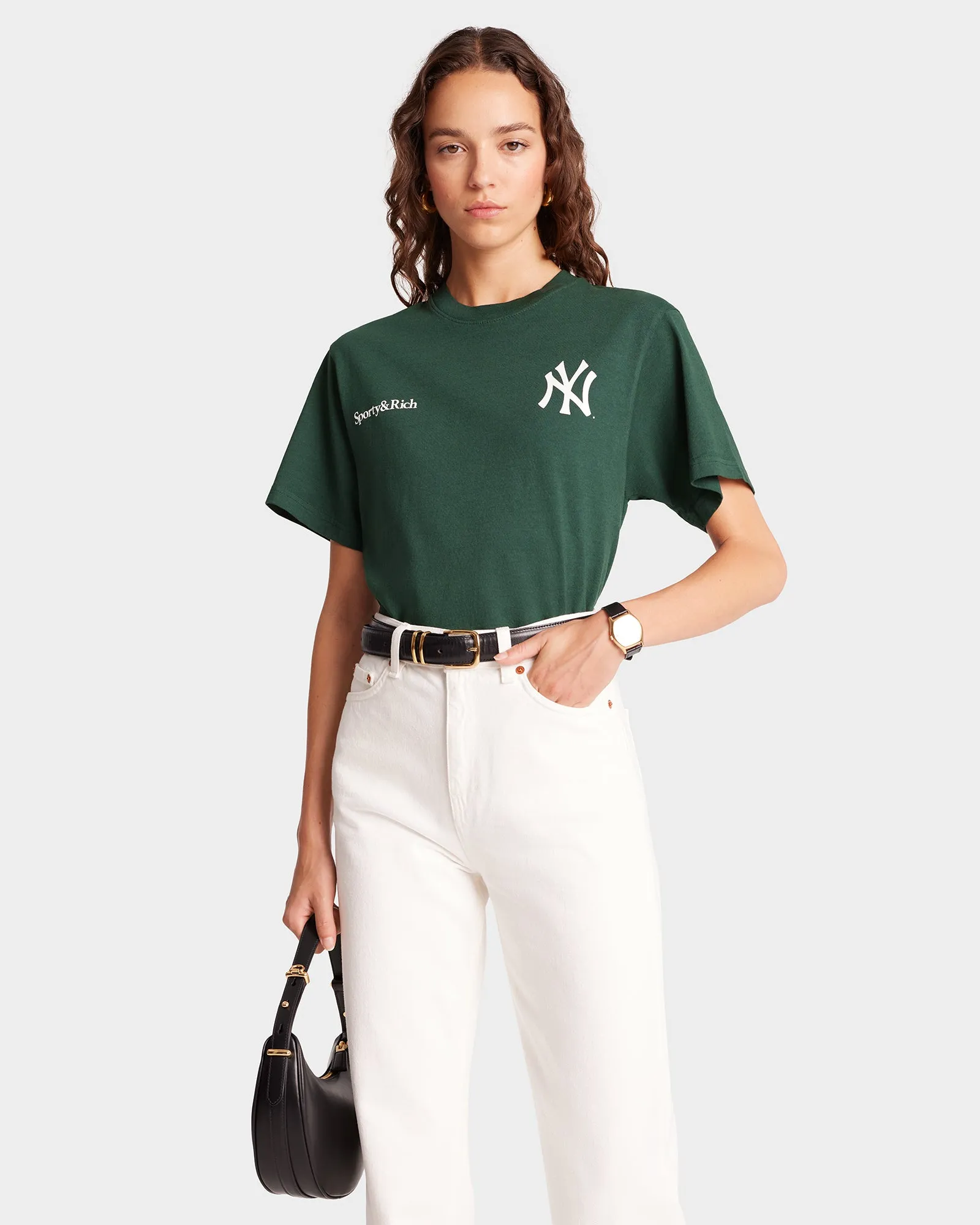 Champions T-Shirt - Forest/Sports Red/White sold by Sporty and Rich product image thumbnail 4