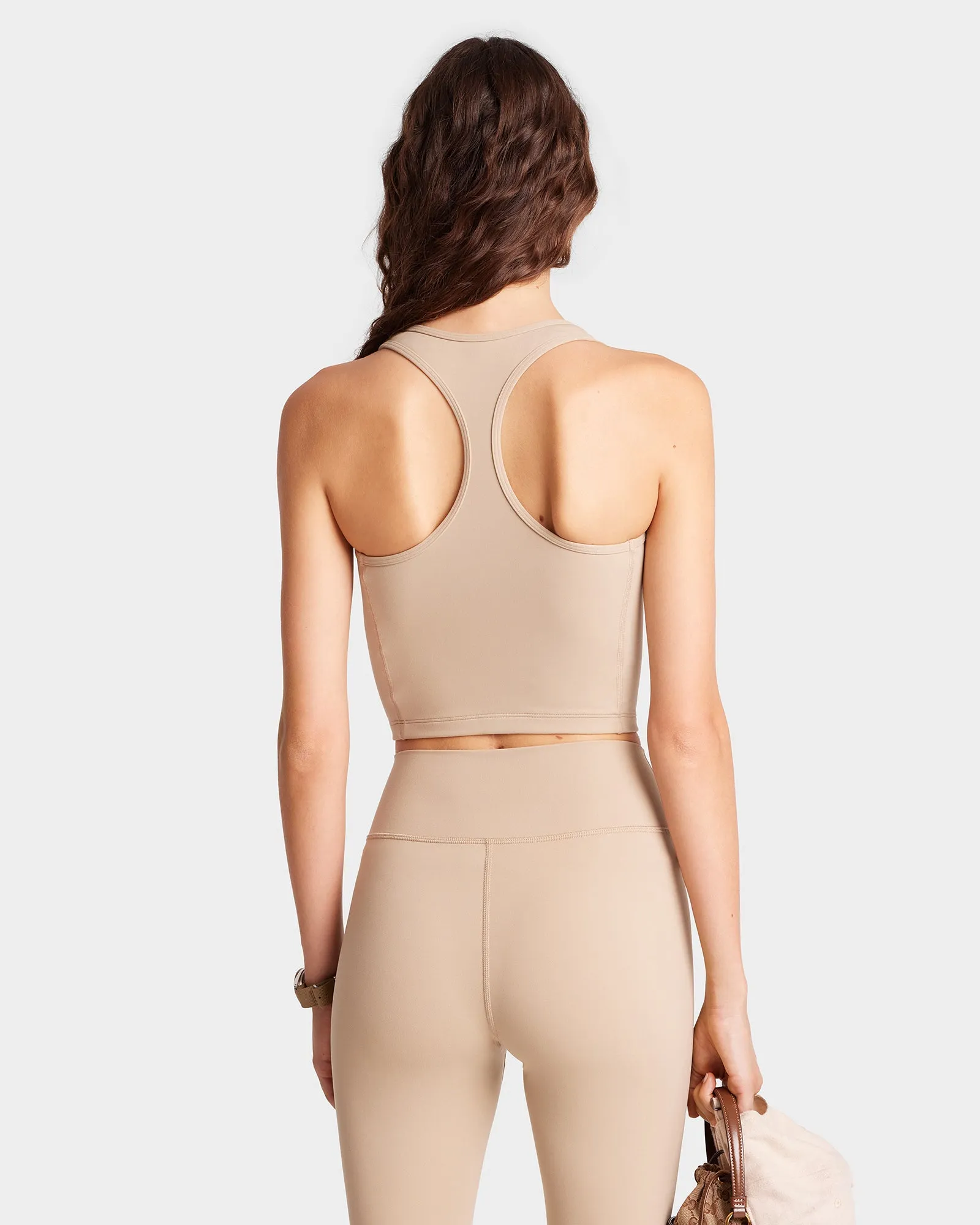 Serif Logo Sports Tank - Elephant/White sold by Sporty and Rich product image thumbnail 4