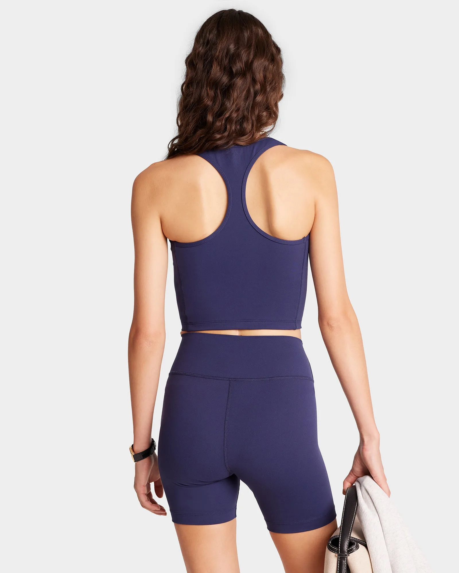 Serif Logo Sports Tank - Navy/White sold by Sporty and Rich product image thumbnail 4