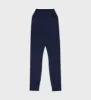 Serif Logo Legging - Navy/White sold by Sporty and Rich