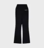 Serif Logo Flared Legging - Black/White sold by Sporty and Rich