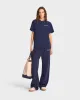 Health is Wealth T-Shirt - Navy/White sold by Sporty and Rich
