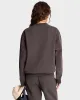 Serif Logo Crewneck - Faded Black/White sold by Sporty and Rich