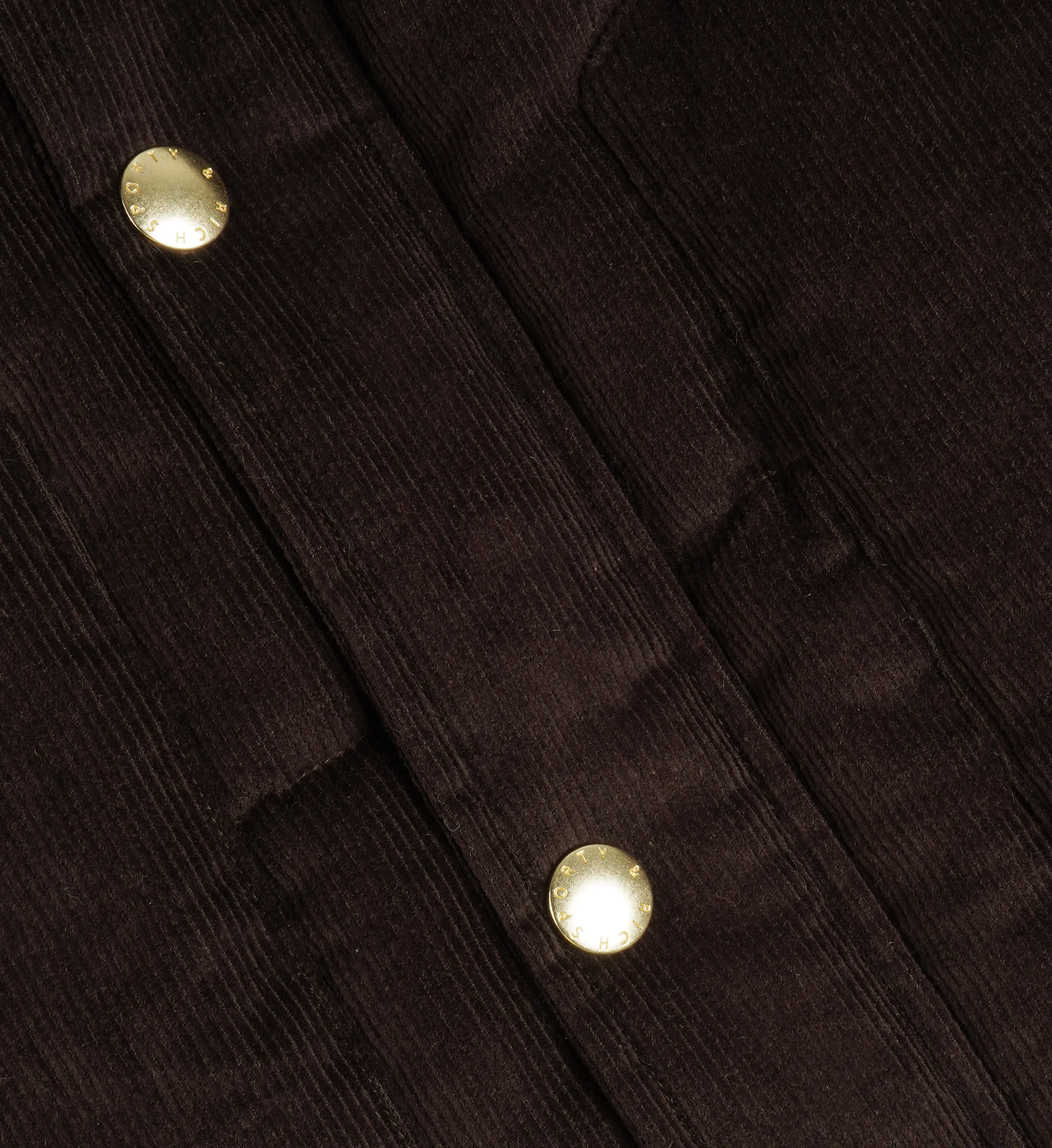 Crown Puffer Corduroy Vest - Chocolate sold by Sporty and Rich product image thumbnail 4