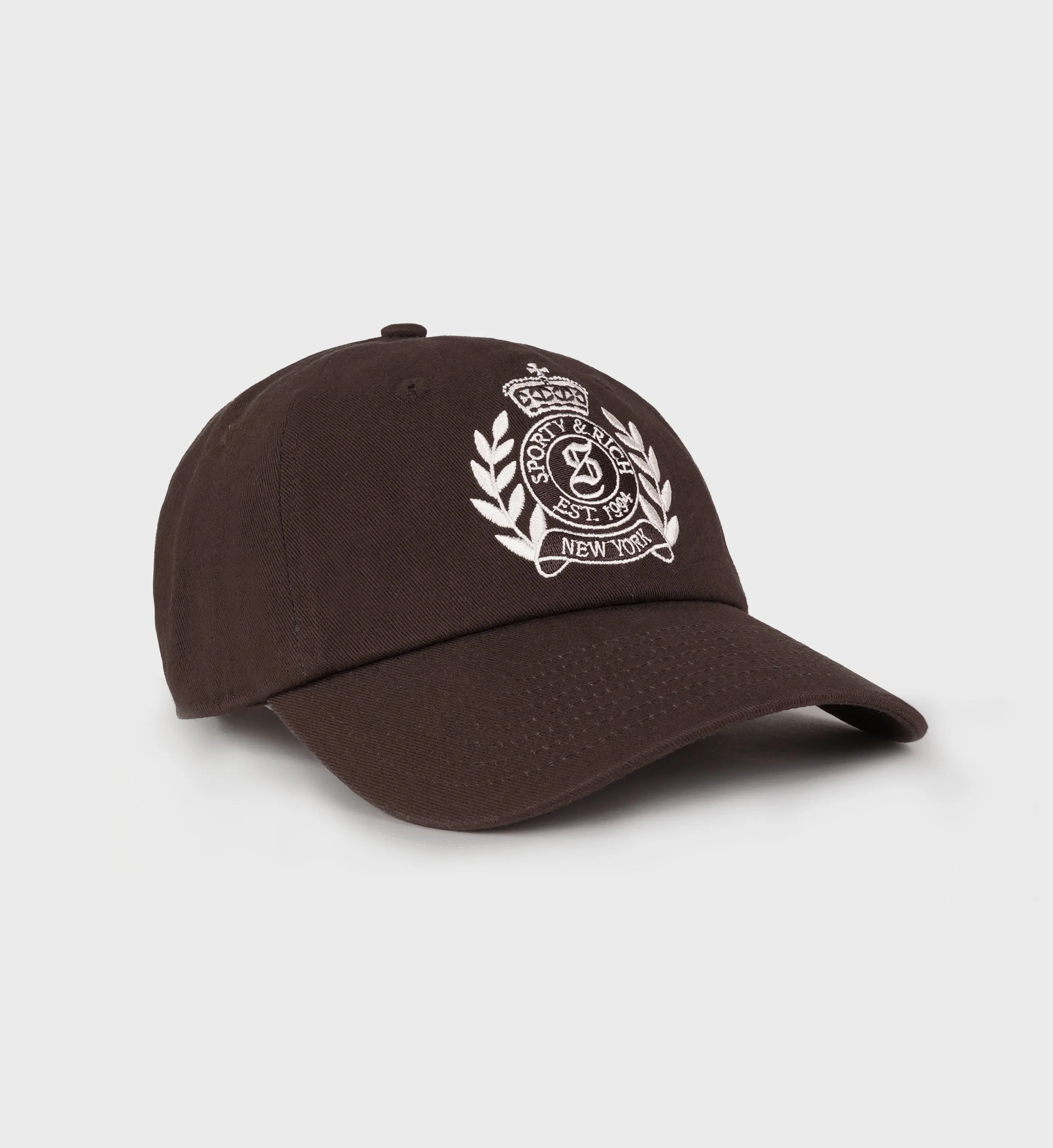 NY Crest Wool Hat - Chocolate sold by Sporty and Rich product image thumbnail 4