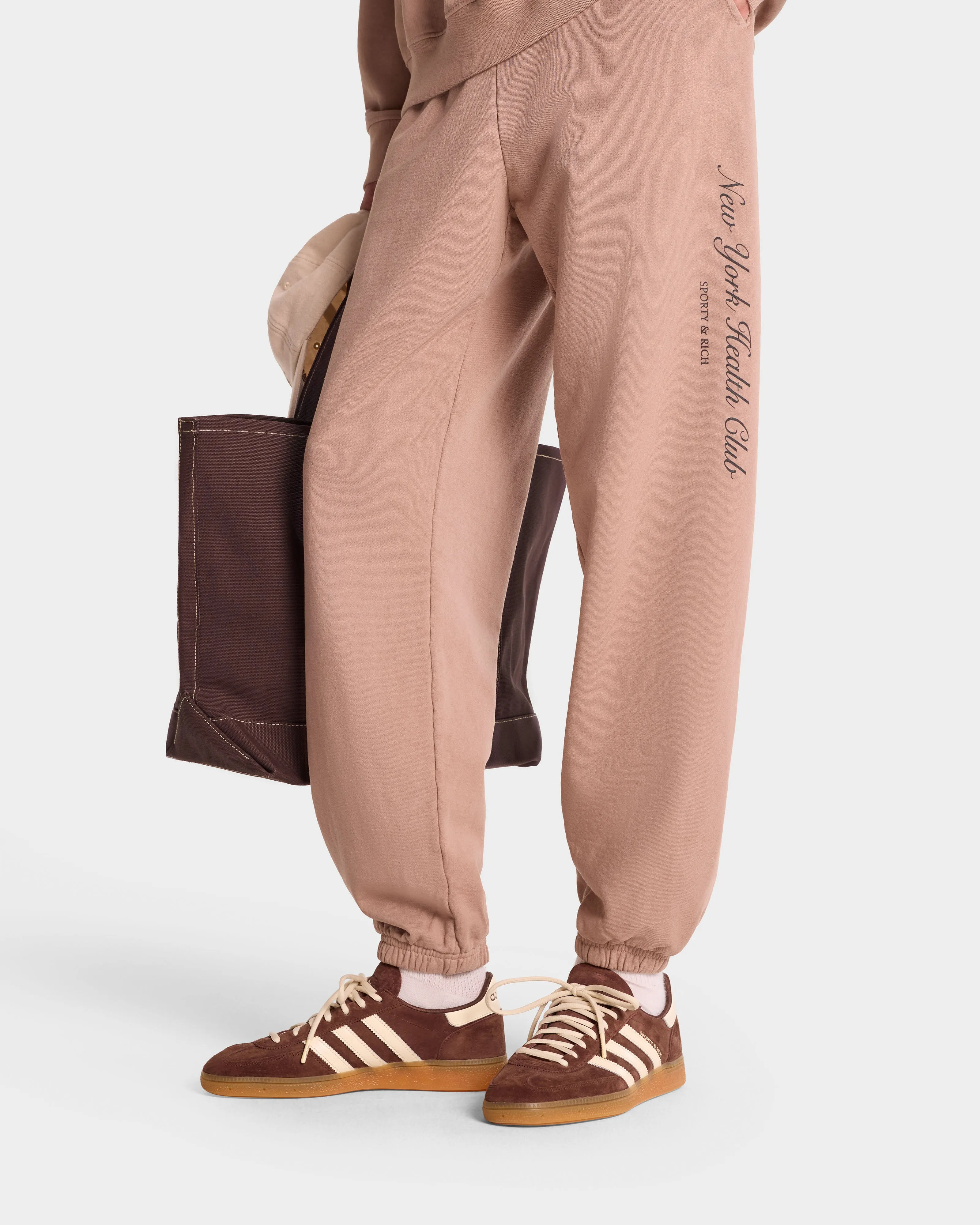 NY Health Club Sweatpant - Mink/Faded Black sold by Sporty and Rich product image thumbnail 3