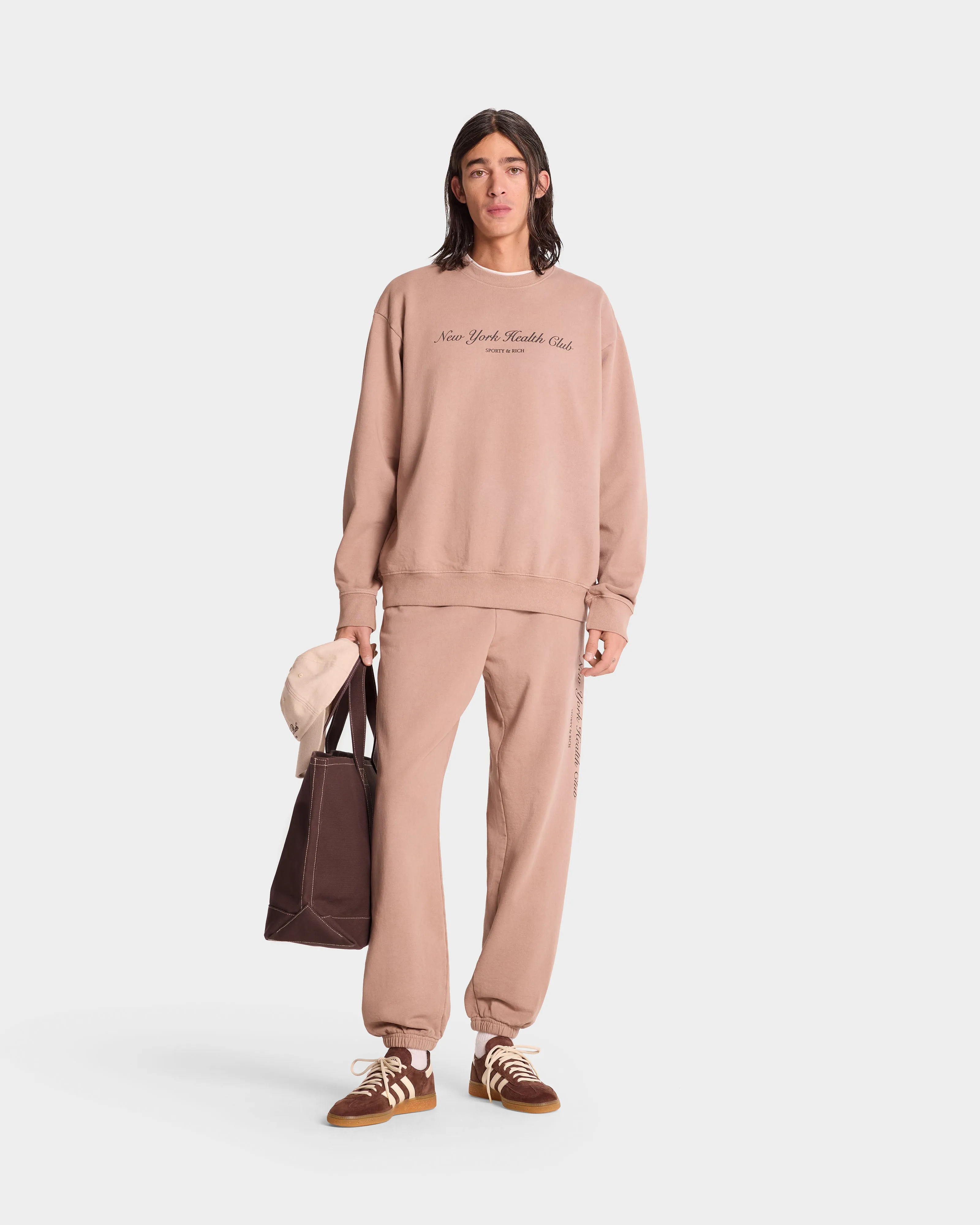 NY Health Club Sweatpant - Mink/Faded Black sold by Sporty and Rich product image thumbnail 2