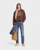 Riding Club Crewneck - Chocolate/Cream sold by Sporty and Rich