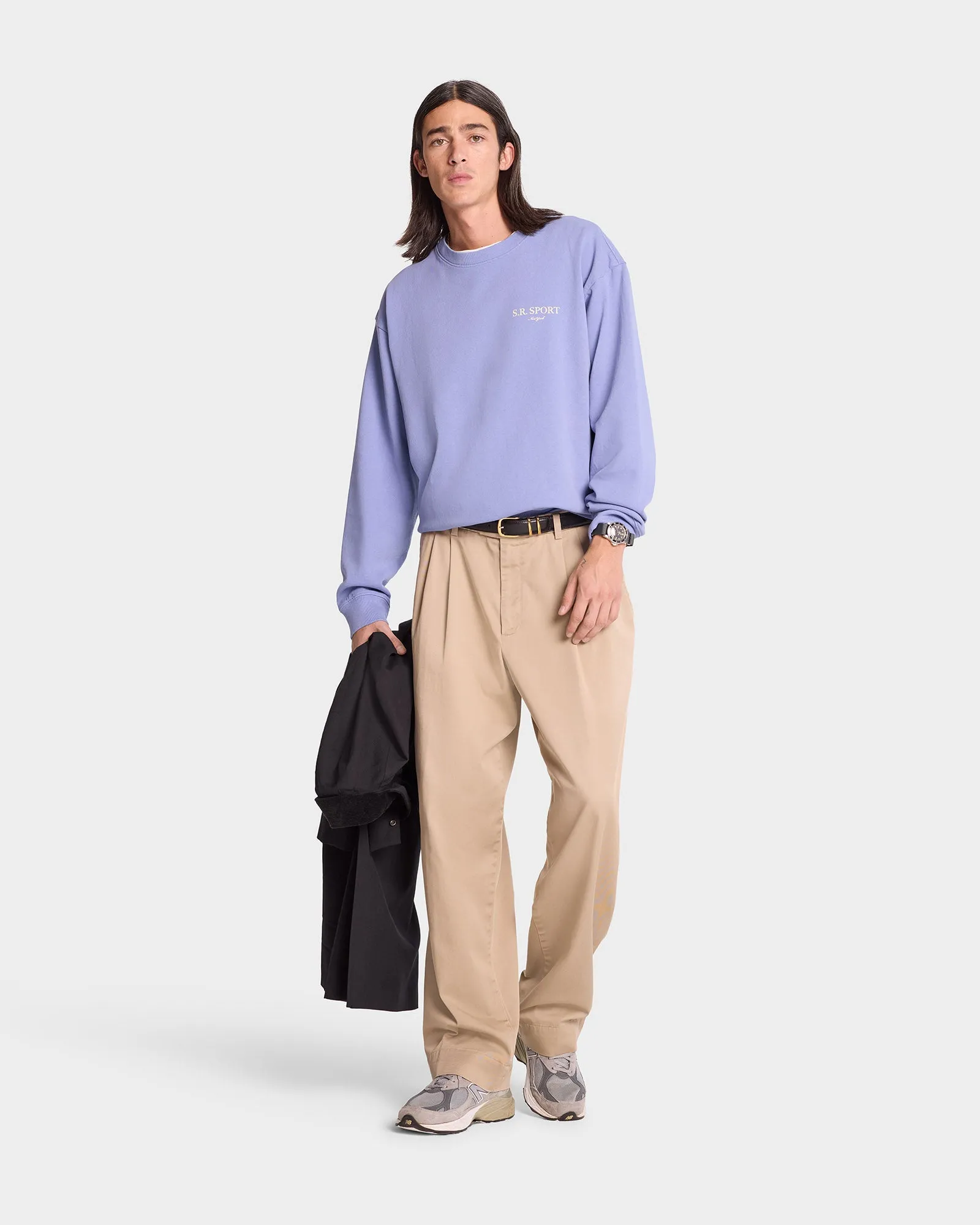 Wimbledon Crewneck - Colony/Cream sold by Sporty and Rich product image thumbnail 5