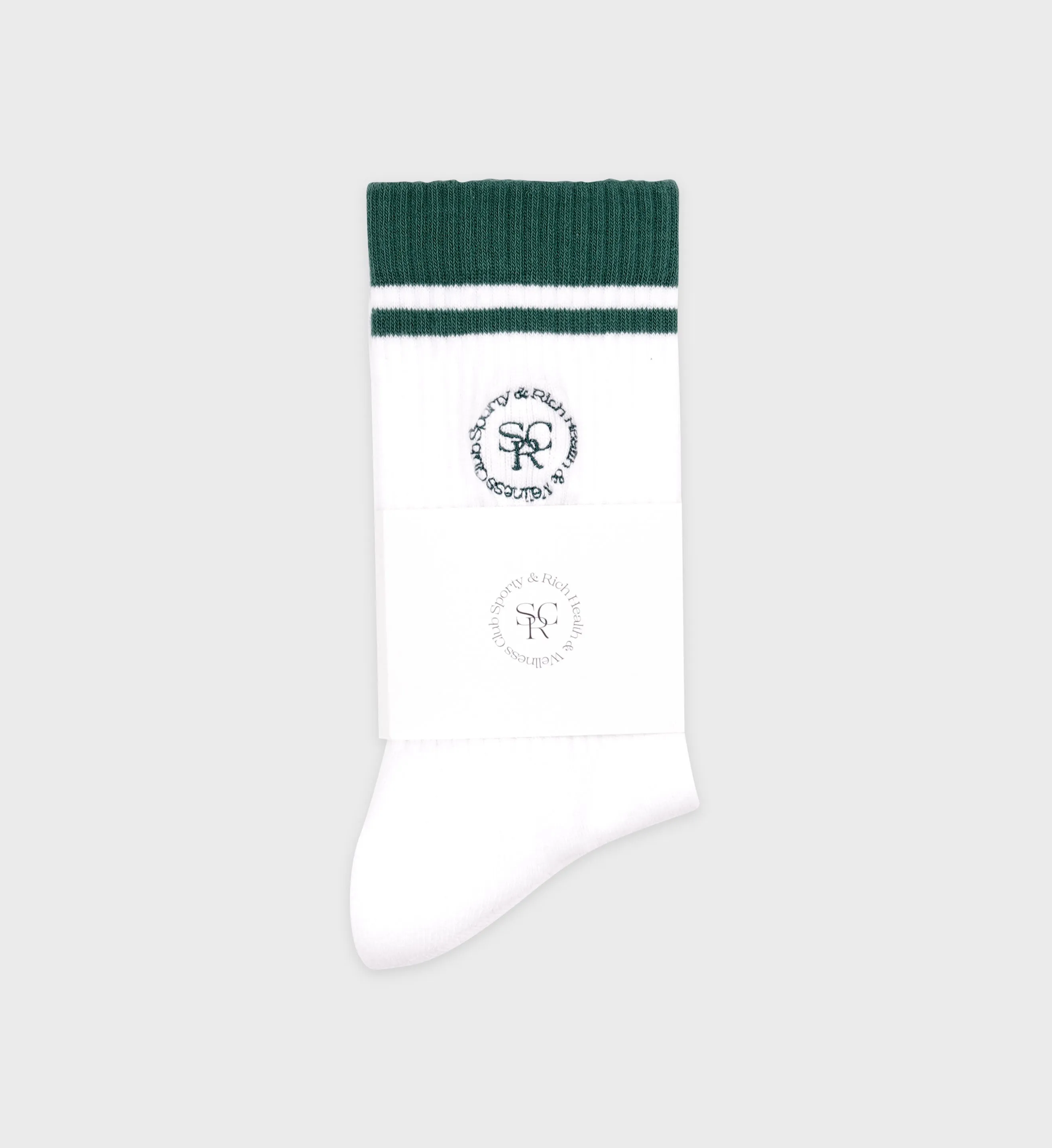 SRHWC Socks - White/Forest sold by Sporty and Rich product image thumbnail 2