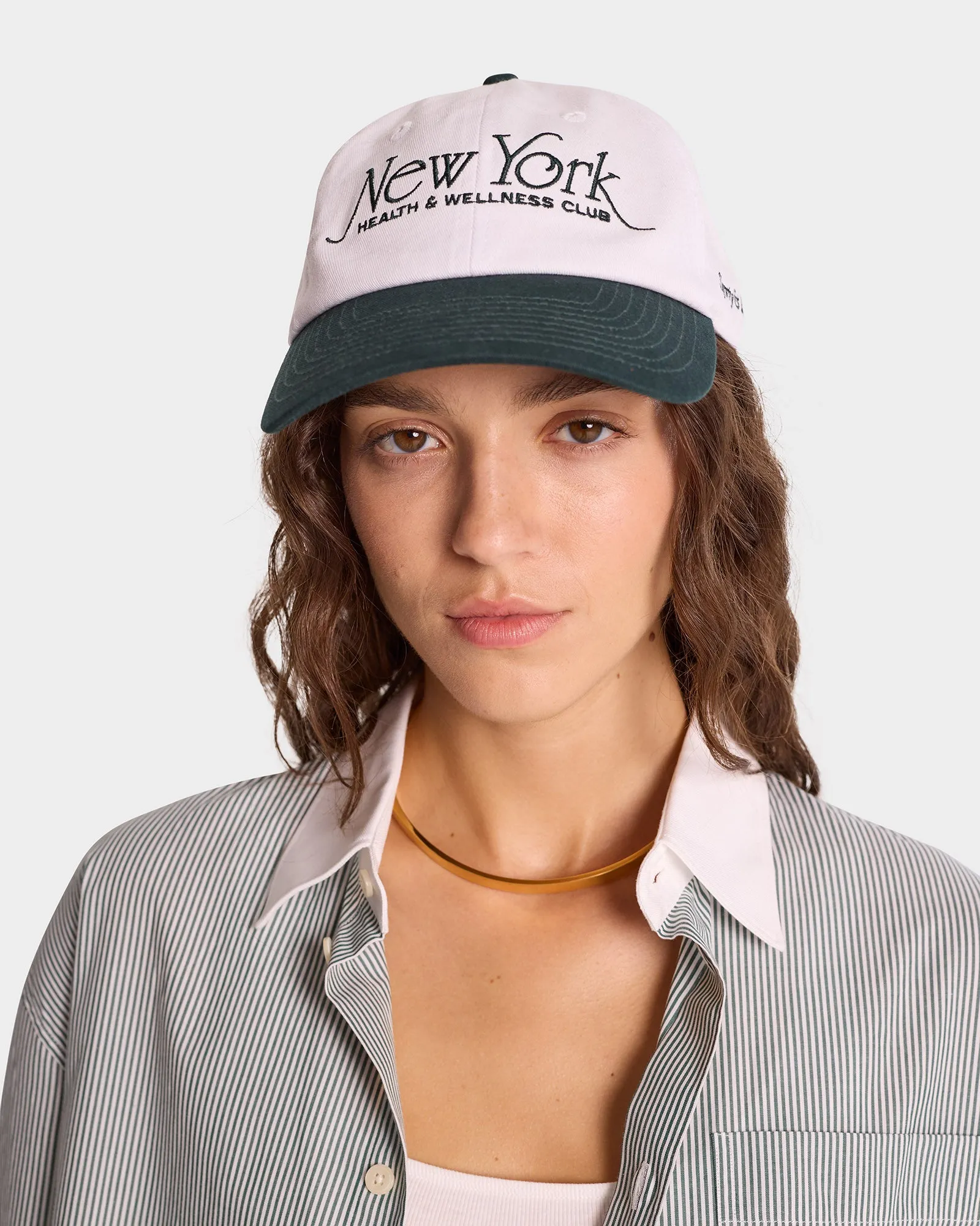 NY 94 Hat - White/Forest sold by Sporty and Rich product image thumbnail 2