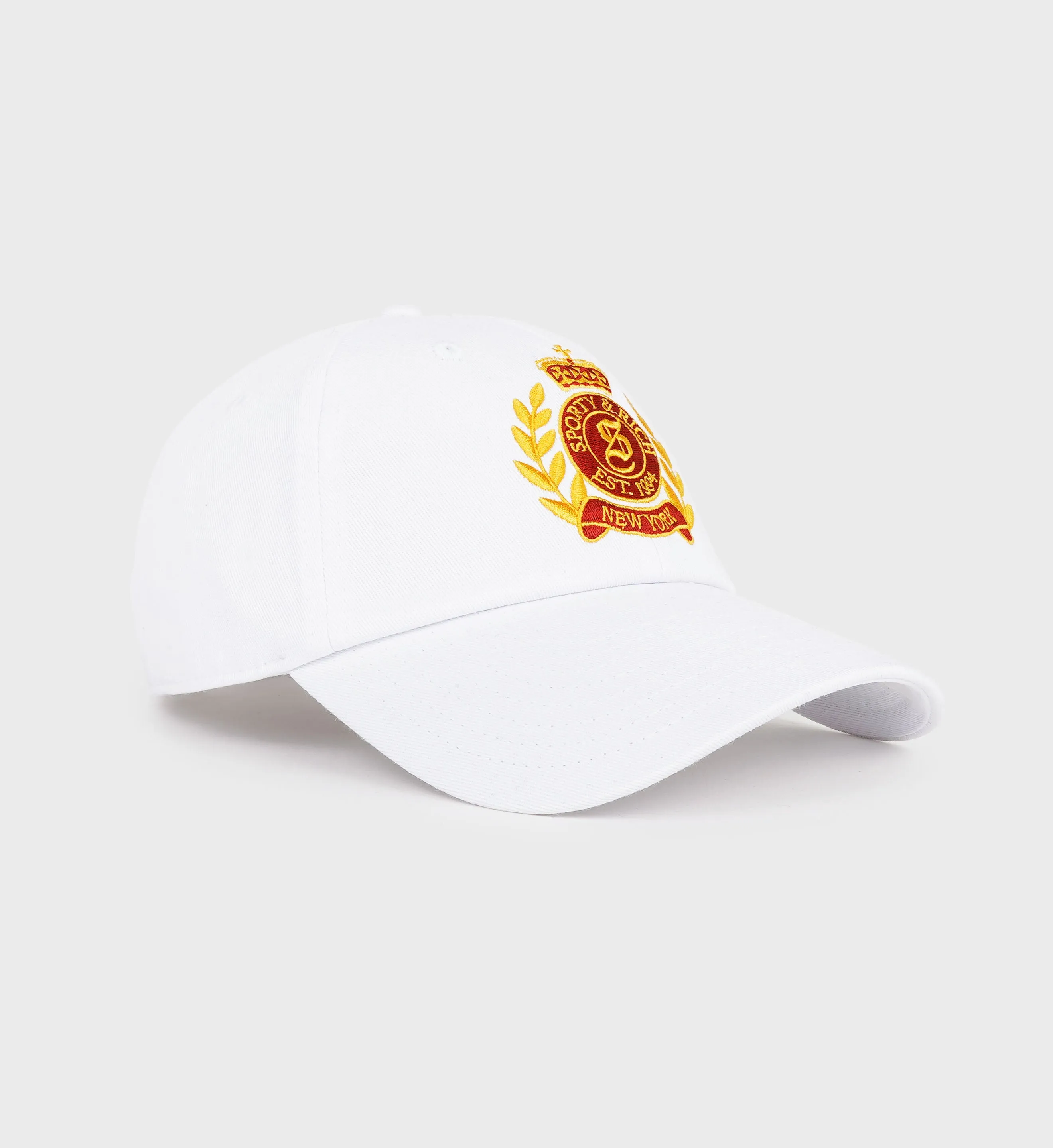NY Crest Hat - White/Gold sold by Sporty and Rich product image thumbnail 4