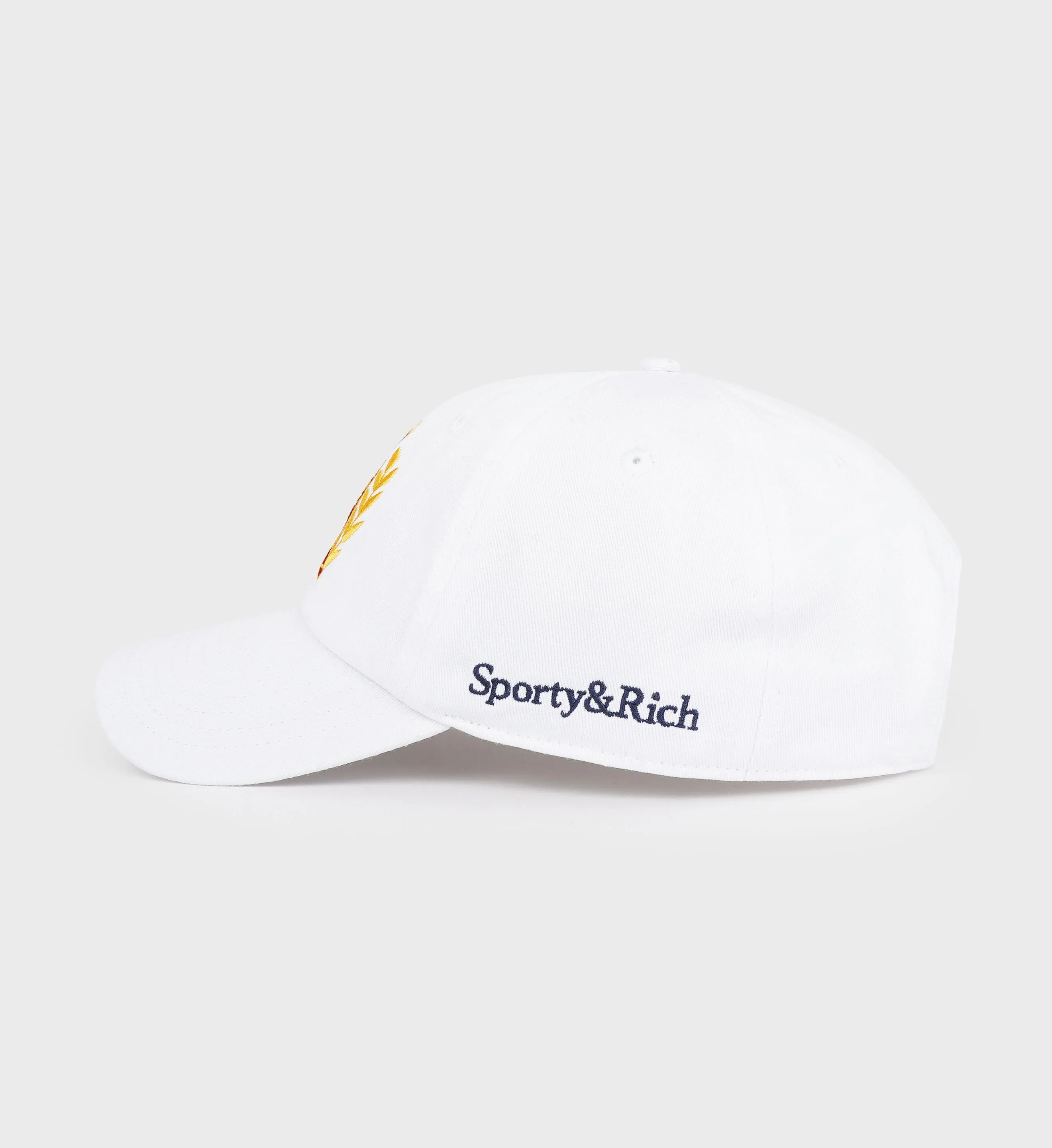 NY Crest Hat - White/Gold sold by Sporty and Rich product image thumbnail 5