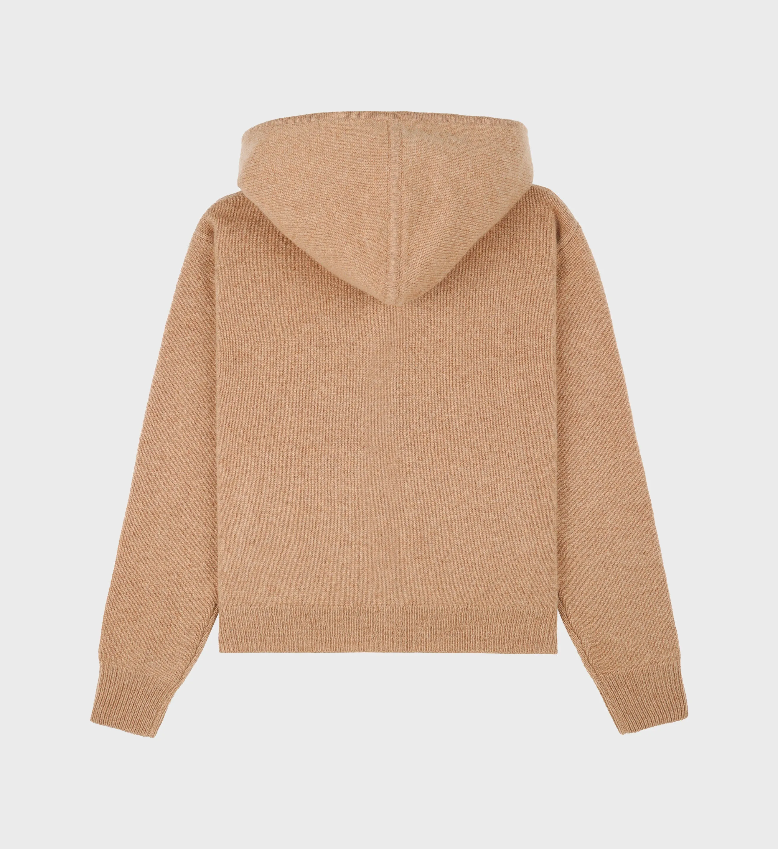 SRC Cashmere Zip Hoodie - Camel/White sold by Sporty and Rich product image thumbnail 5