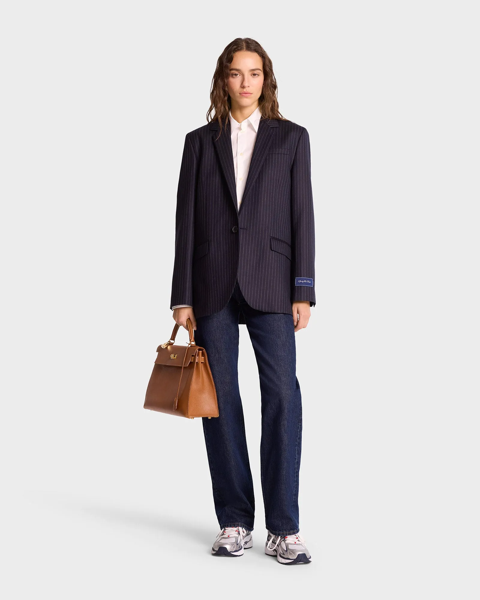 Tailored Blazer - Navy sold by Sporty and Rich product image thumbnail 4
