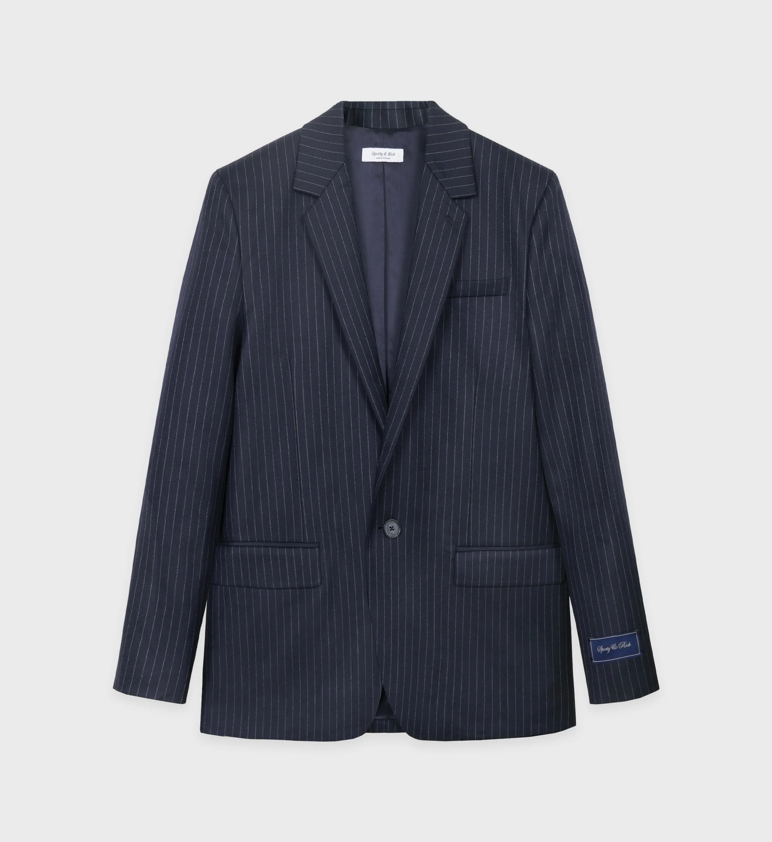 Tailored Blazer - Navy sold by Sporty and Rich