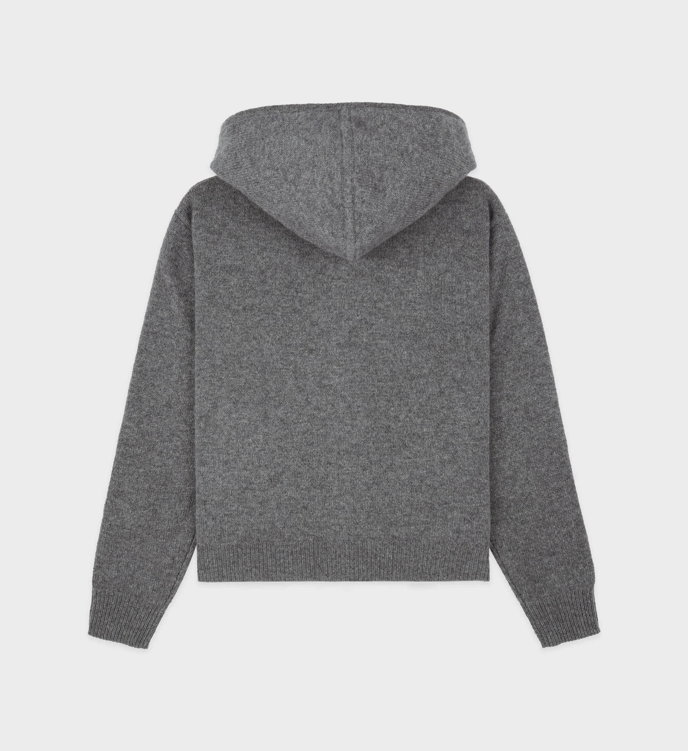 SRC Cashmere Zip Hoodie - Gray/White sold by Sporty and Rich product image thumbnail 5
