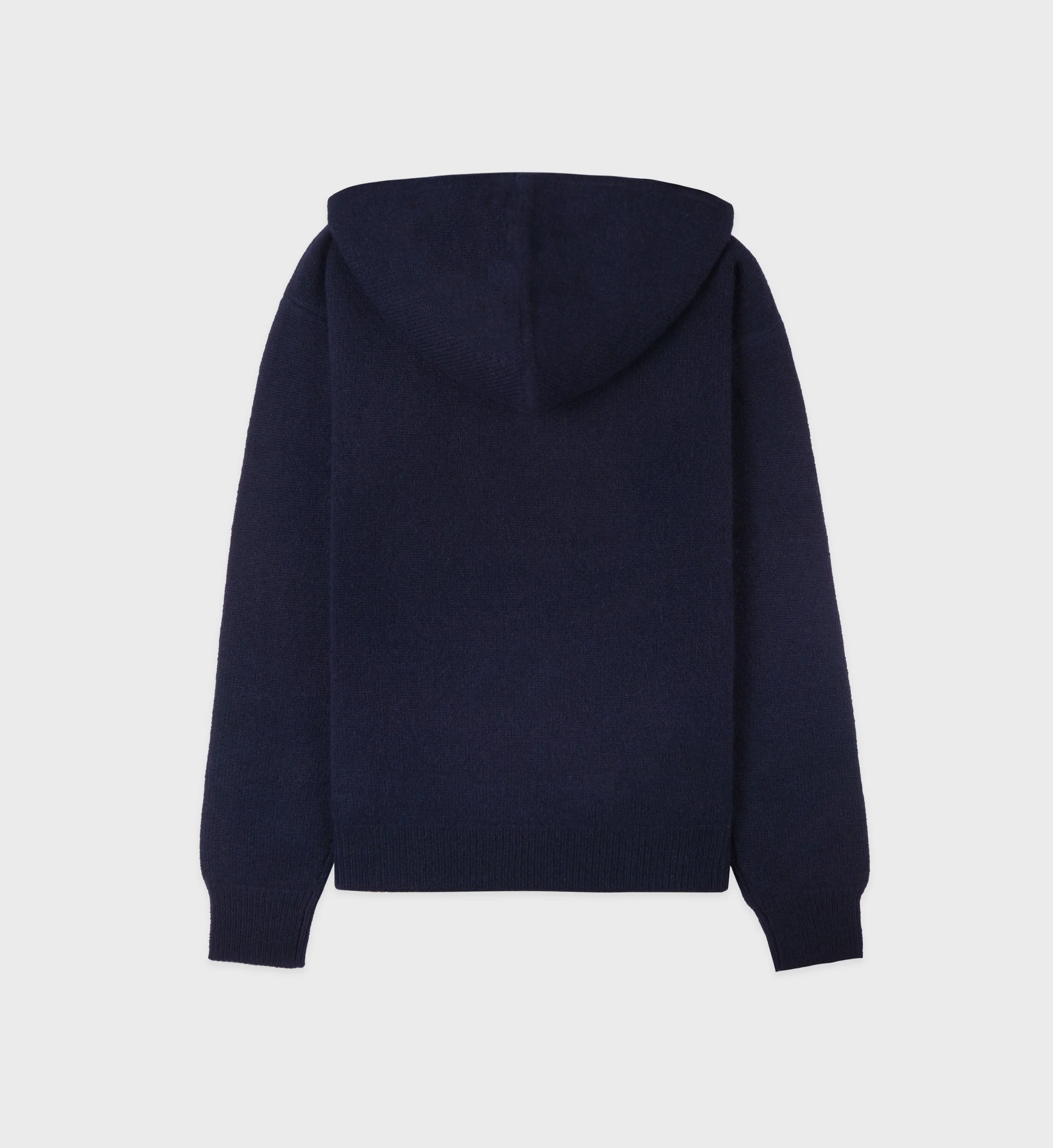 SRC Cashmere Zip Hoodie - Navy/White sold by Sporty and Rich product image thumbnail 5