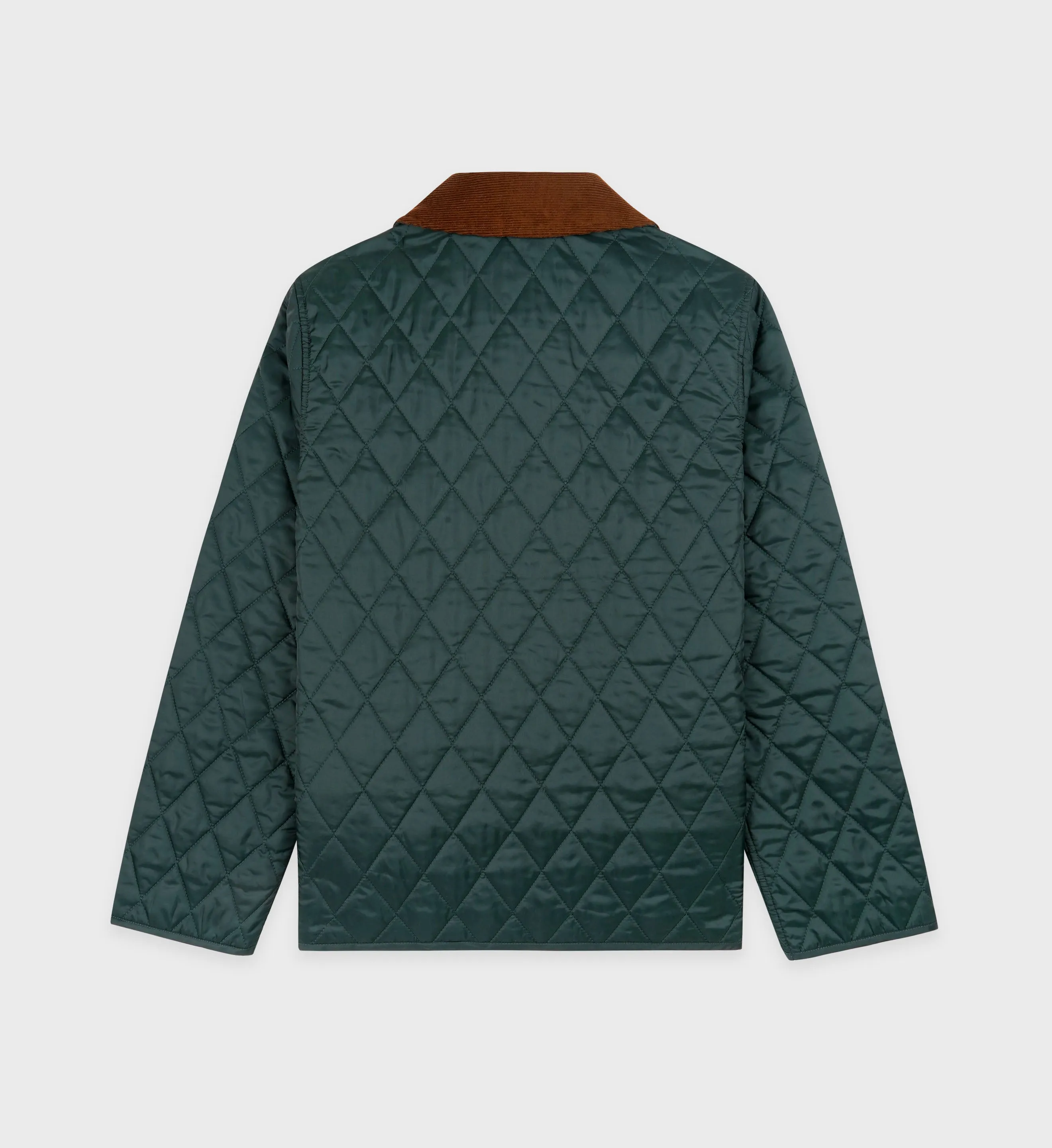 Vendome Nylon Quilted Jacket - Forest/Tan sold by Sporty and Rich product image thumbnail 2