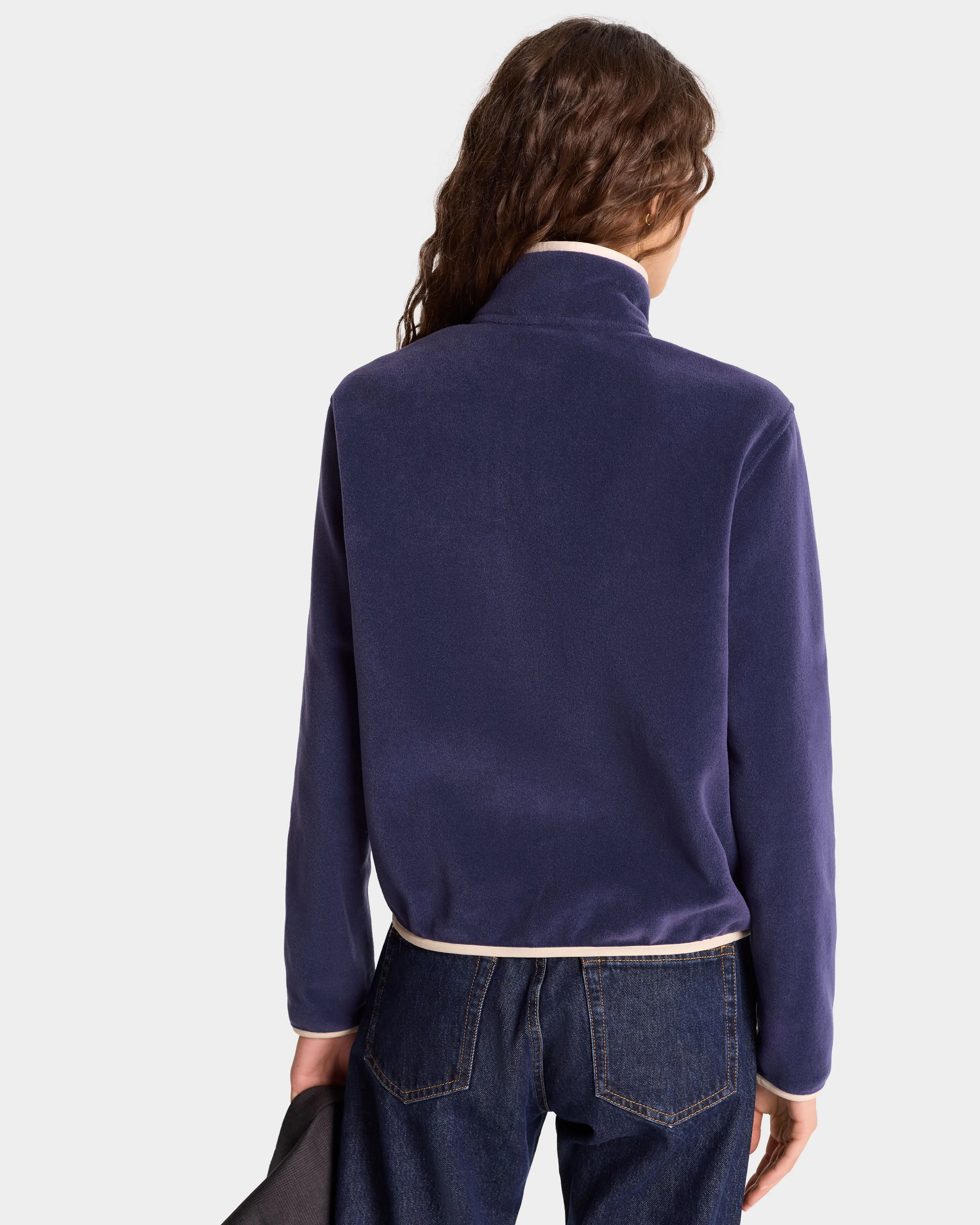 NY Crest Polar Sweatshirt - Navy/Gold sold by Sporty and Rich product image thumbnail 4