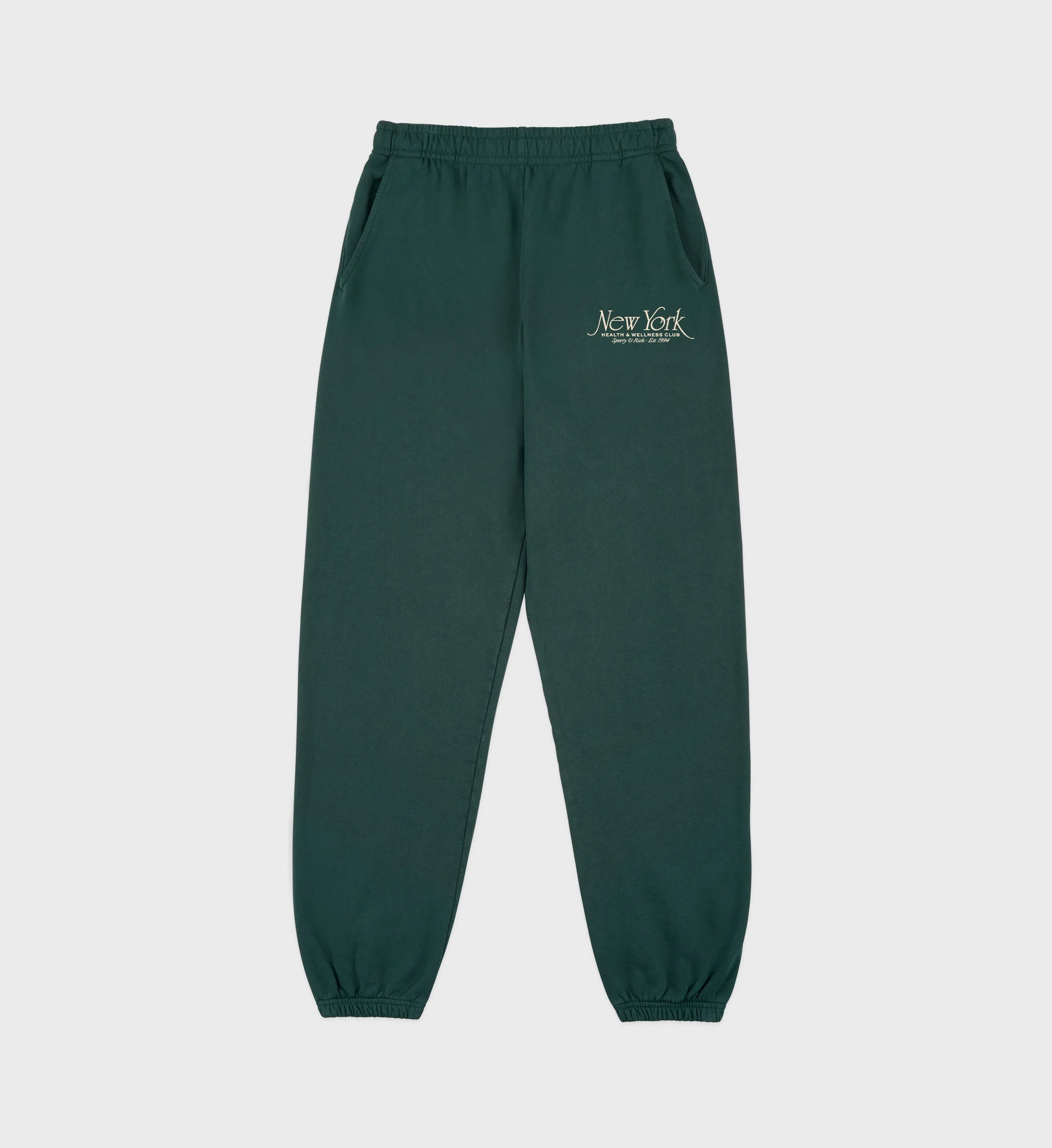 NY 94 Sweatpant - Forest/Cream sold by Sporty and Rich