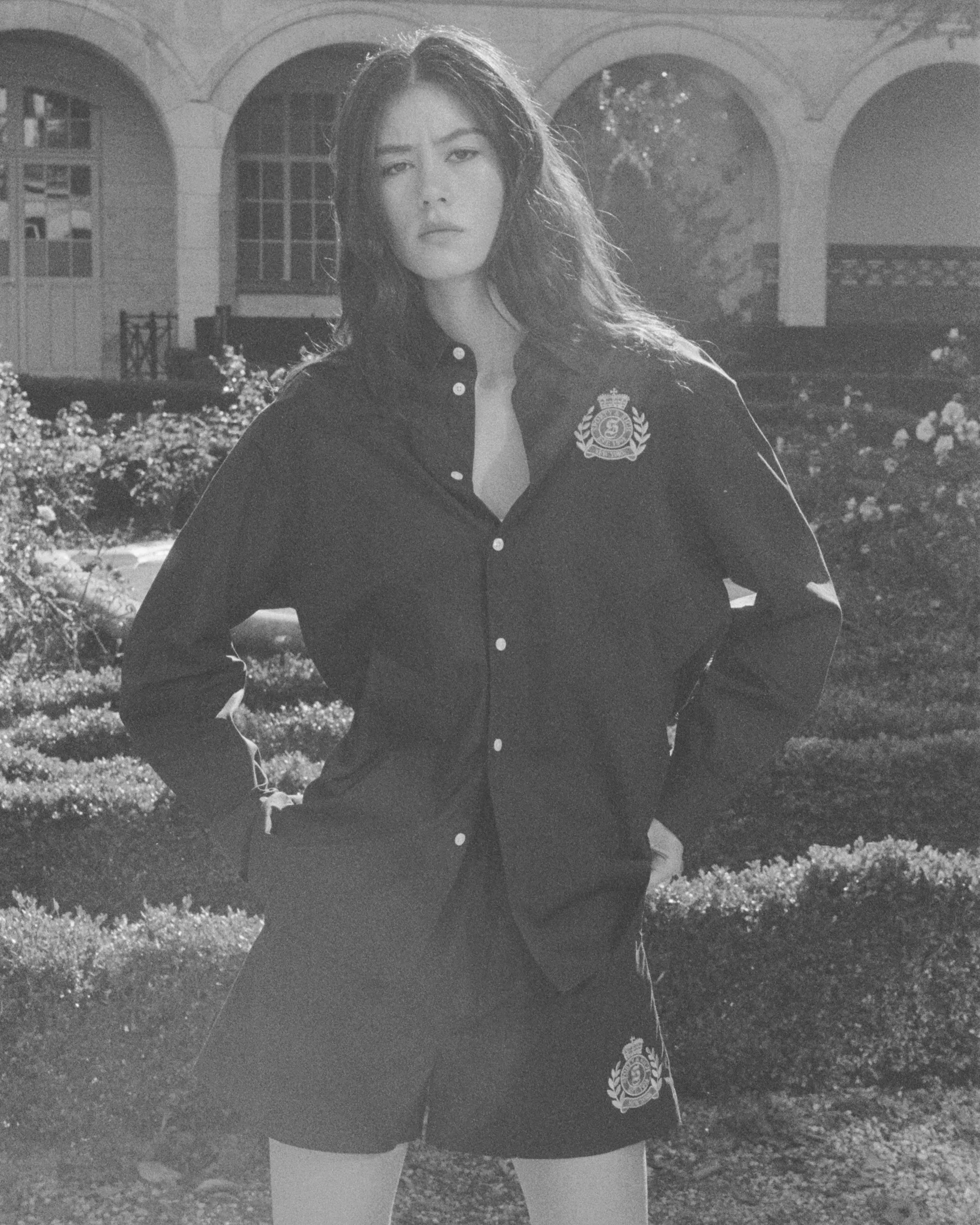 NY Crest Poplin Short - Navy/Gold sold by Sporty and Rich product image thumbnail 2