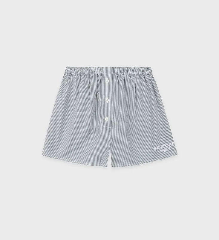 S.R. Sport Mini Boxer Short - Forest Striped sold by Sporty and Rich