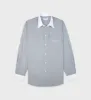 S.R. Sport Oversized Shirt - Forest Striped sold by Sporty and Rich