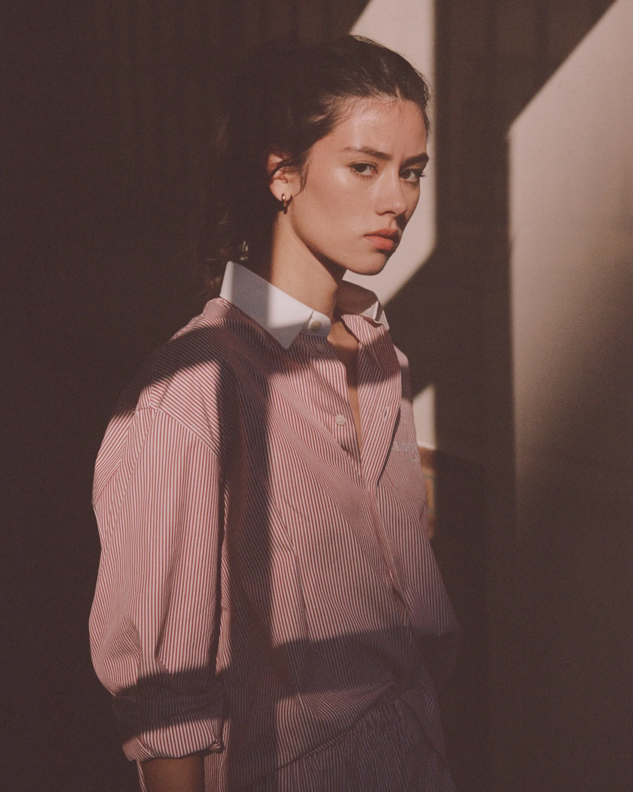 S.R. Sport Oversized Shirt - Red Striped sold by Sporty and Rich product image thumbnail 2