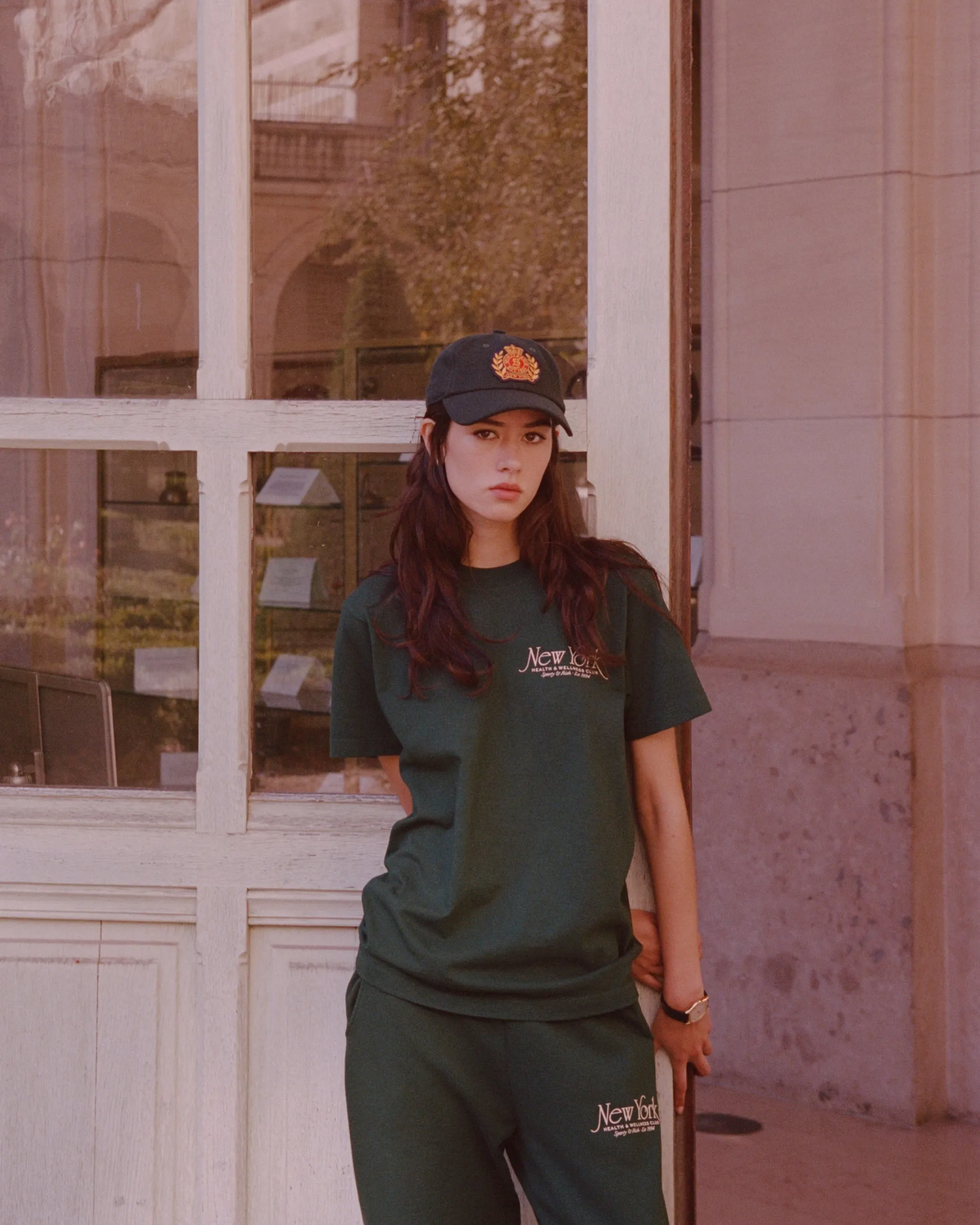 NY 94 T-Shirt - Forest/Cream sold by Sporty and Rich product image thumbnail 2