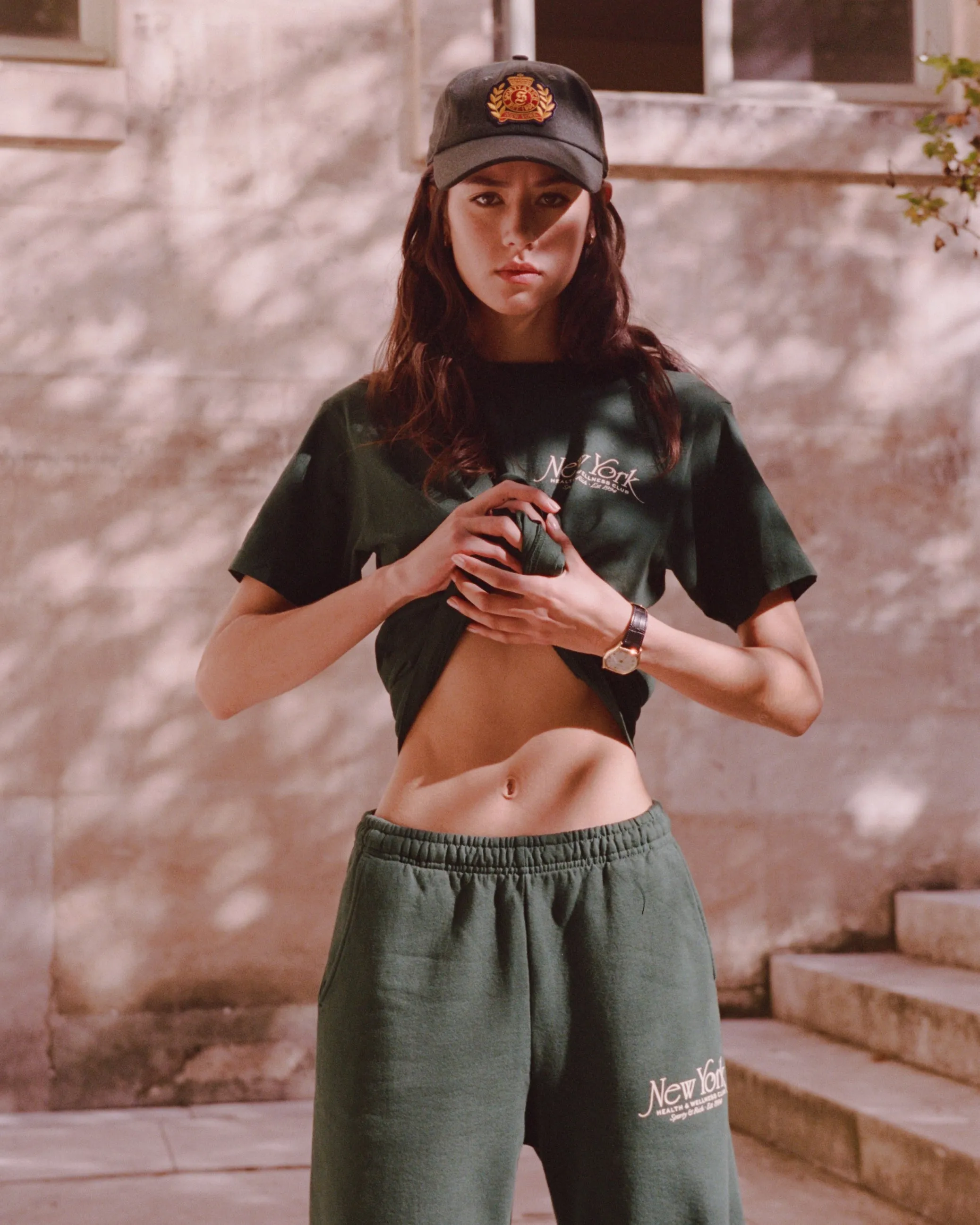 NY 94 T-Shirt - Forest/Cream sold by Sporty and Rich product image thumbnail 3