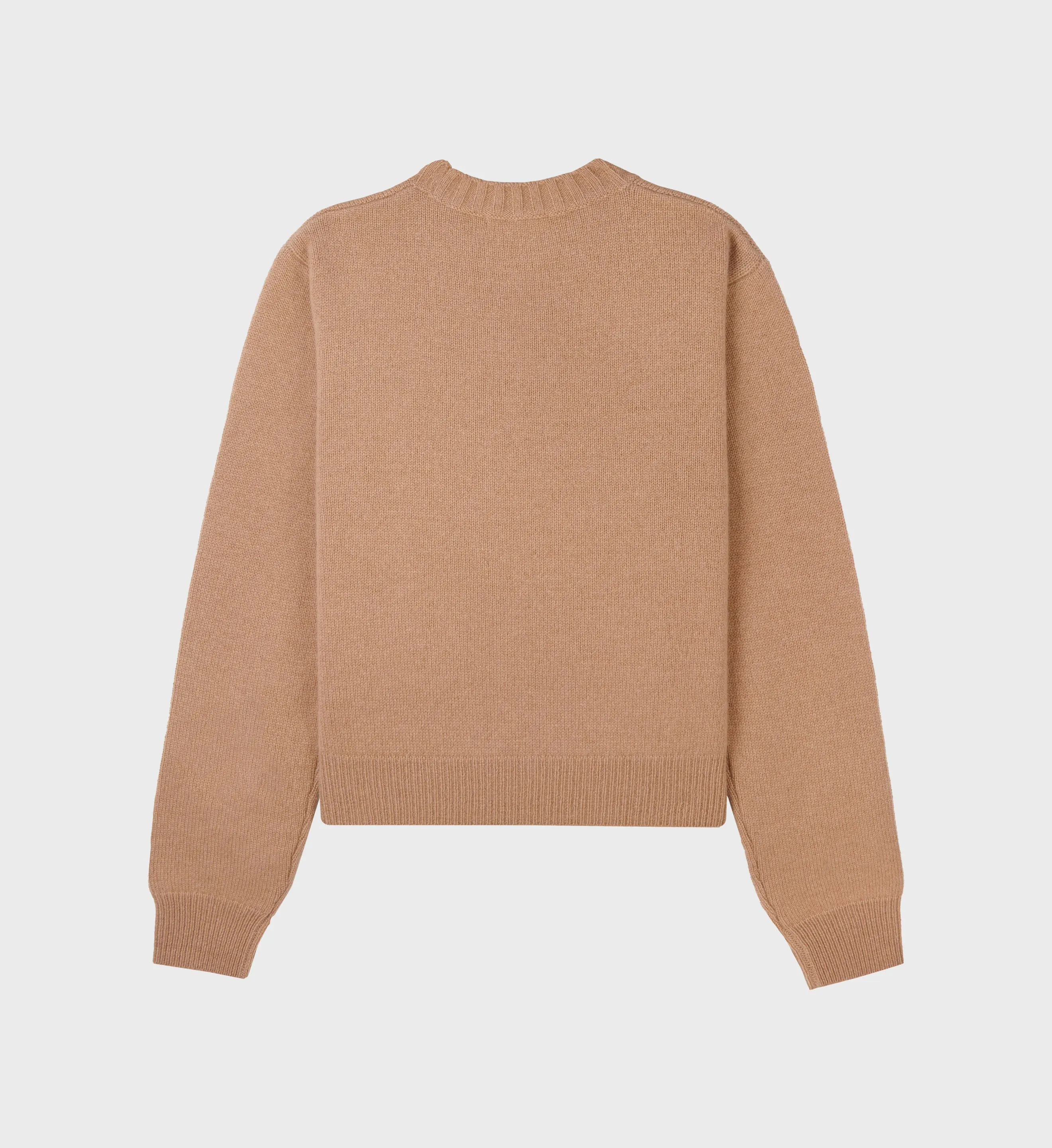 SRC Cashmere Crewneck - Camel/White sold by Sporty and Rich product image thumbnail 5